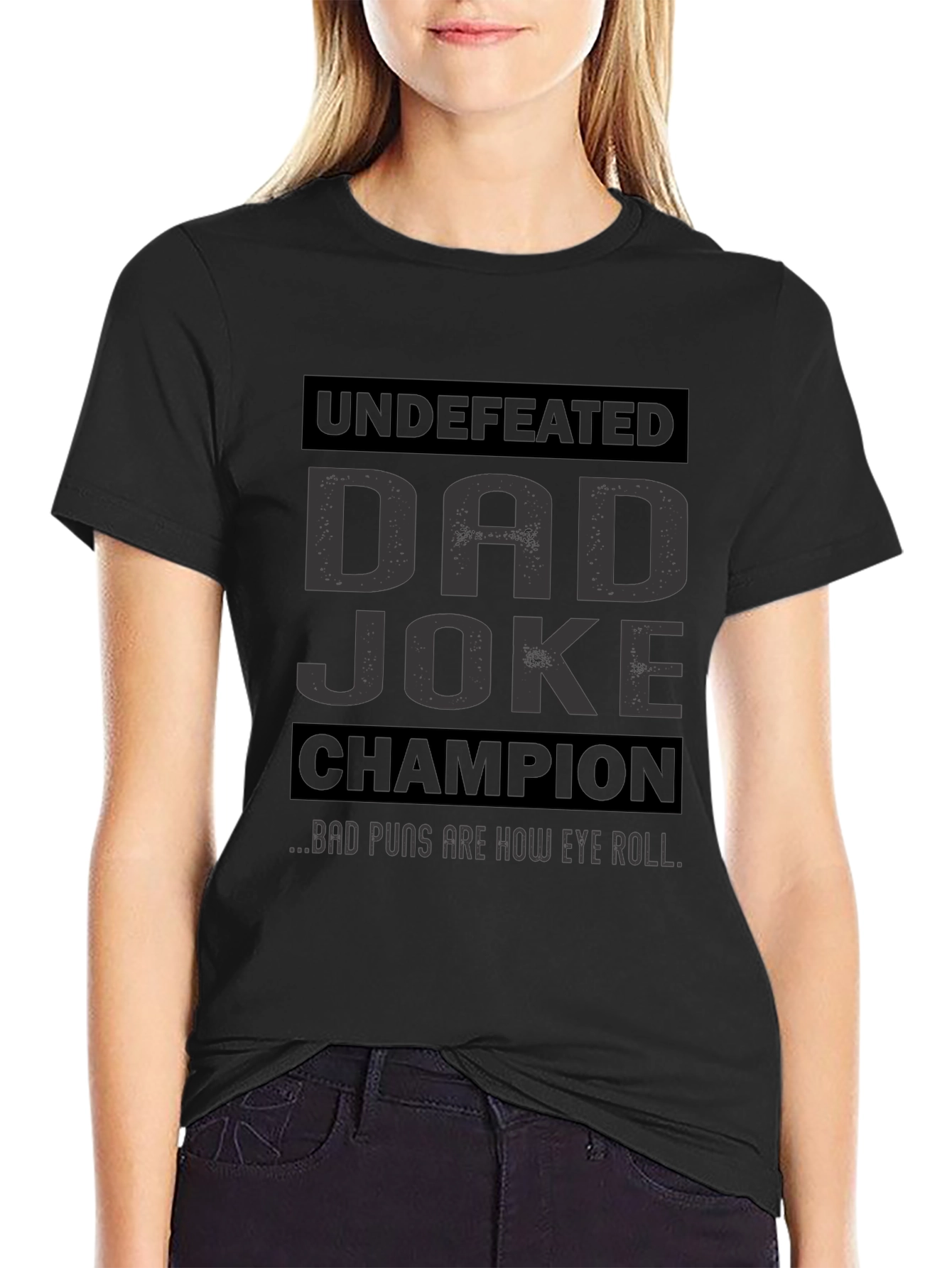 Dad Joke Champion T-Shirt: Undefeated Funny Tee