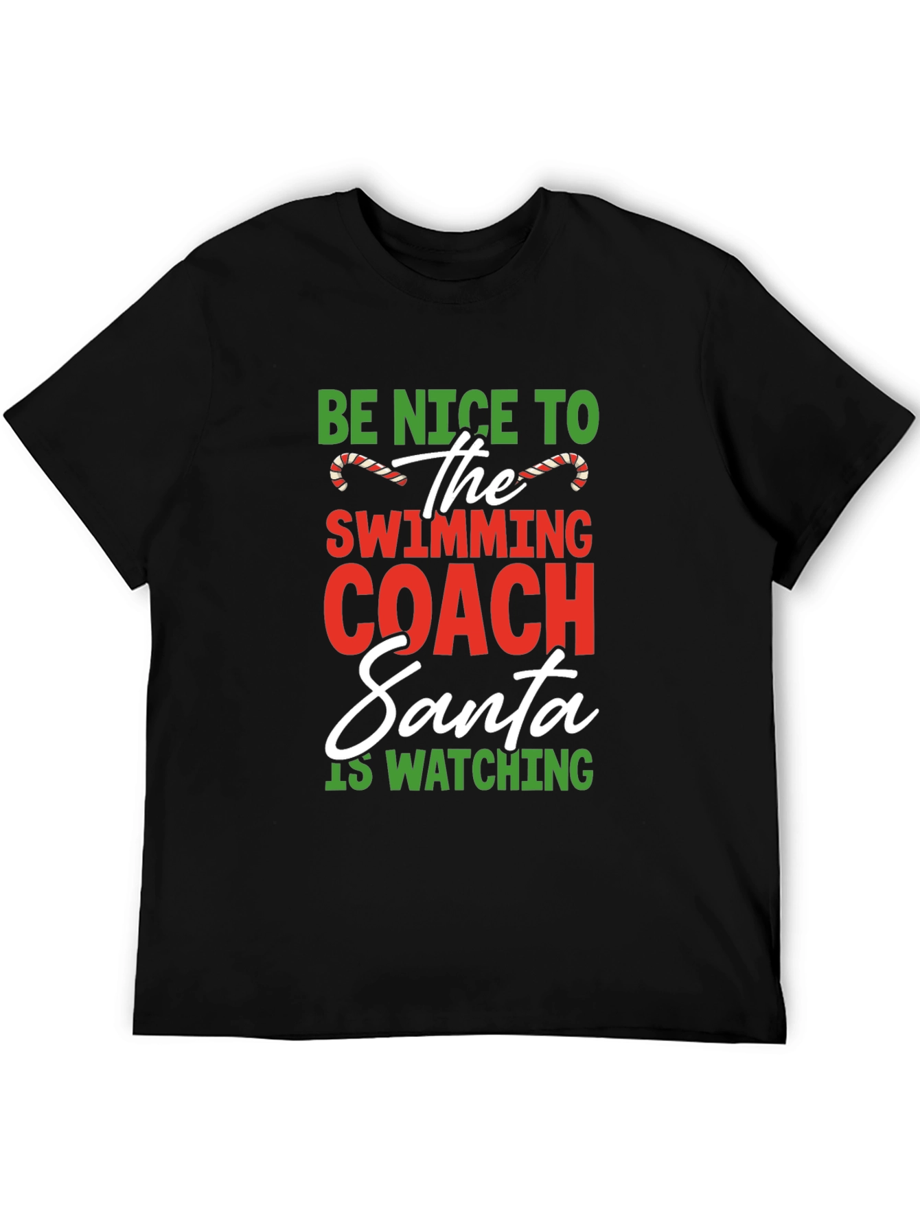 Funny Swimming Coach Christmas T-Shirt