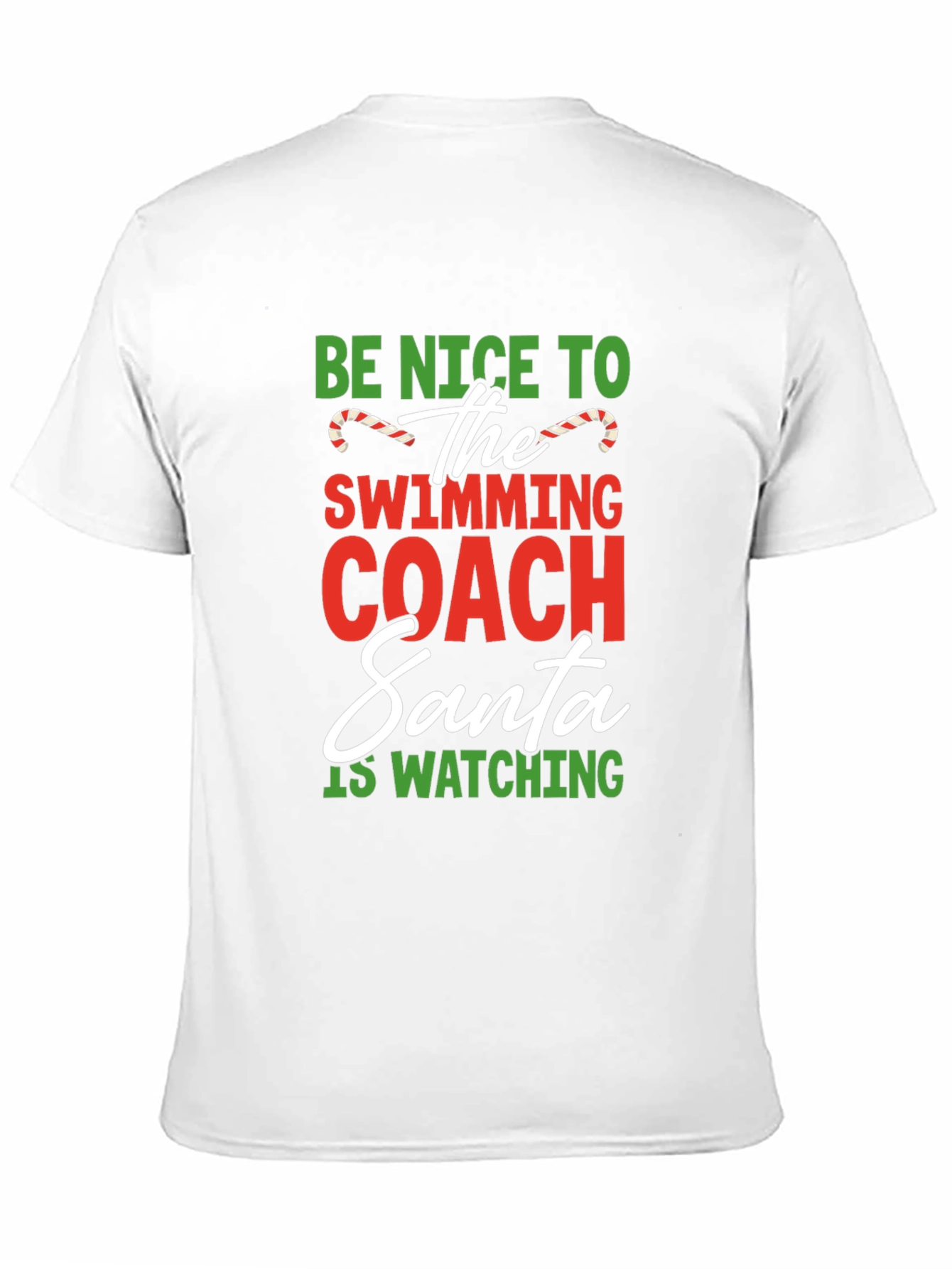 Funny Swimming Coach Christmas T-Shirt