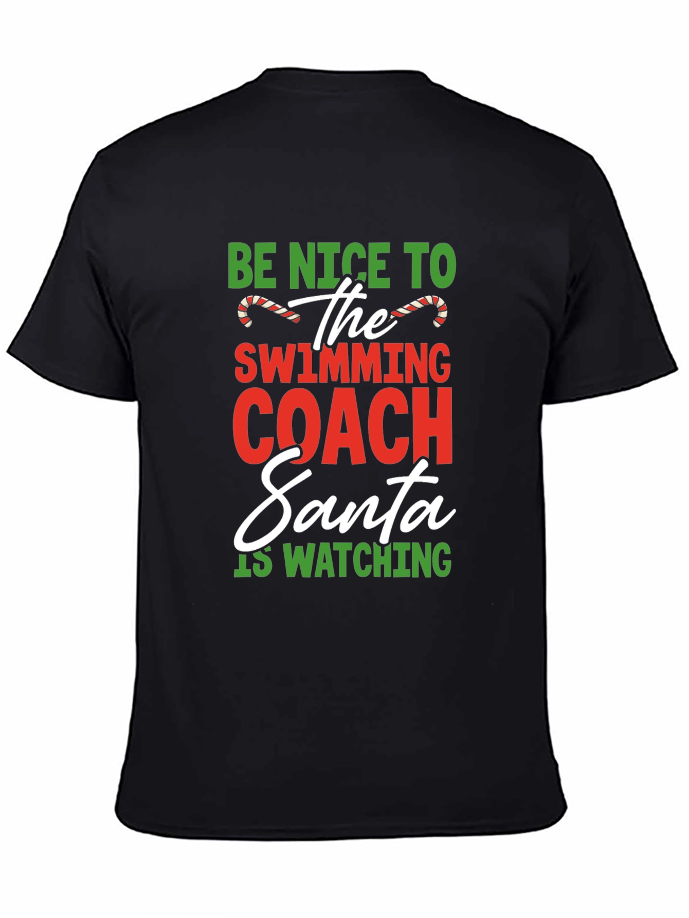 Funny Swimming Coach Christmas T-Shirt