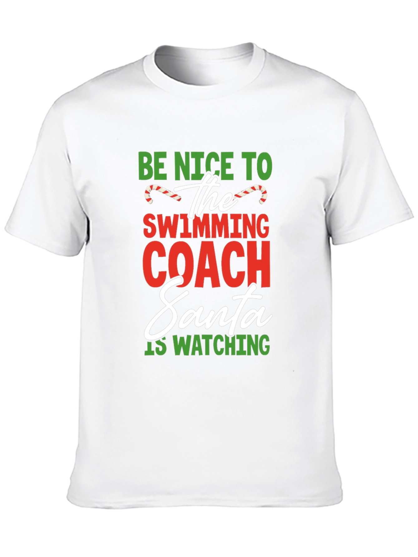 Funny Swimming Coach Christmas T-Shirt