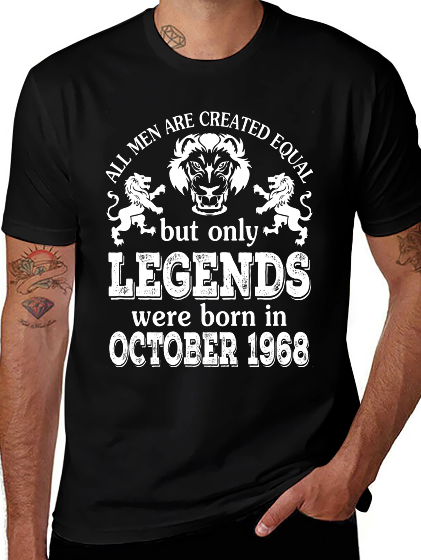 Legends Born October 1968 Graphic Tee