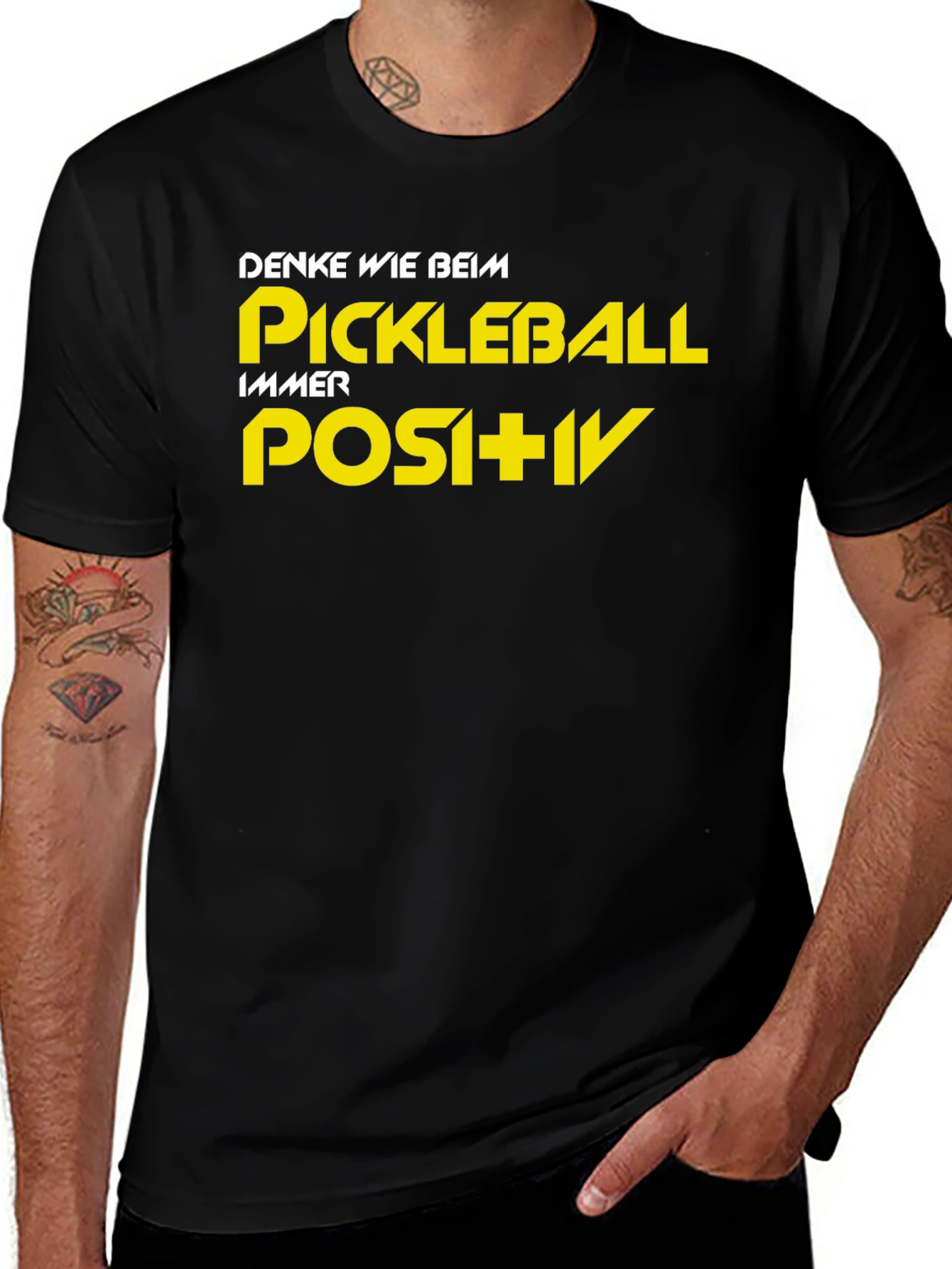 Pickleball Positive German T-Shirt