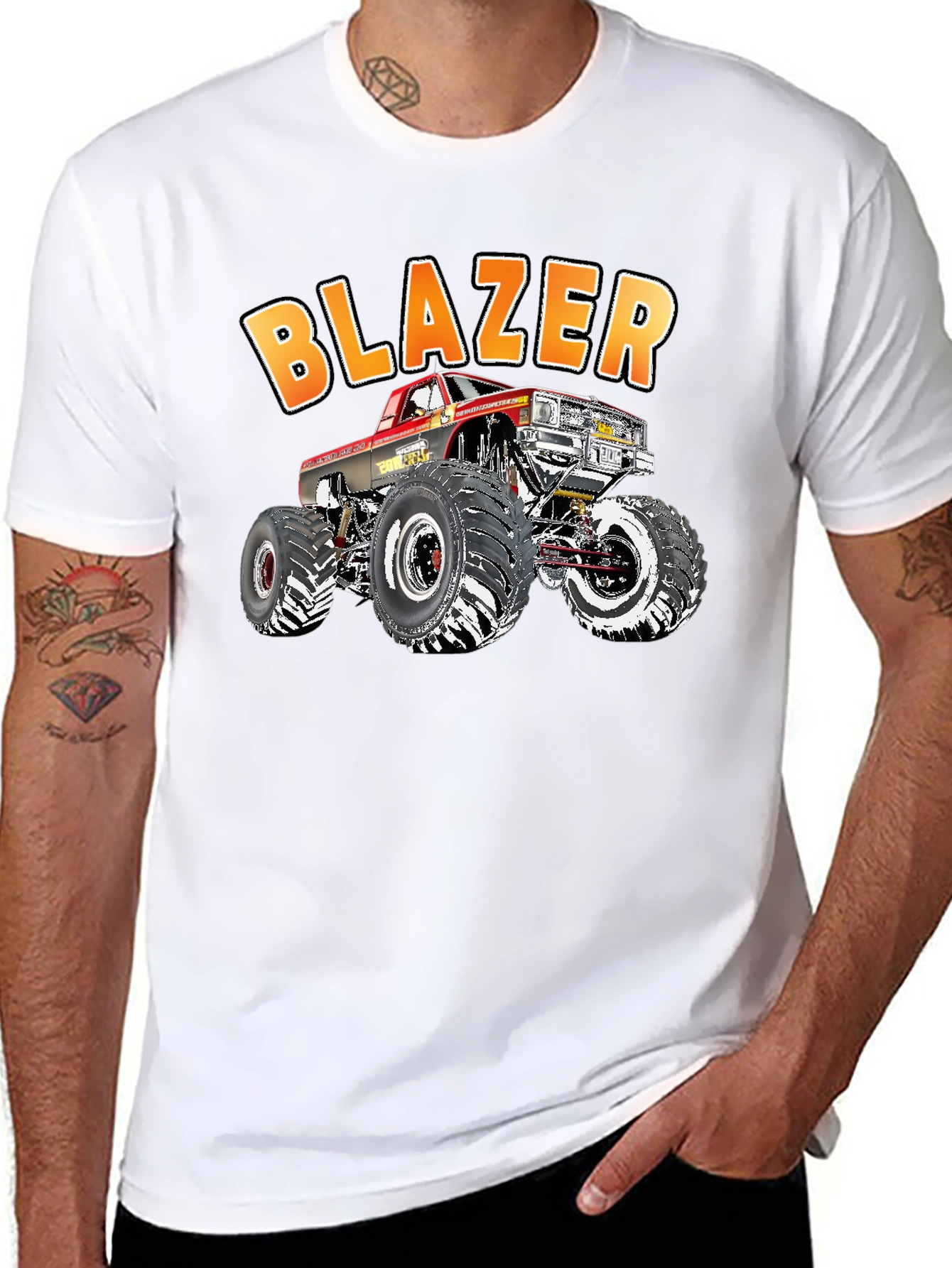 Blazer Monster Truck Graphic T-Shirt