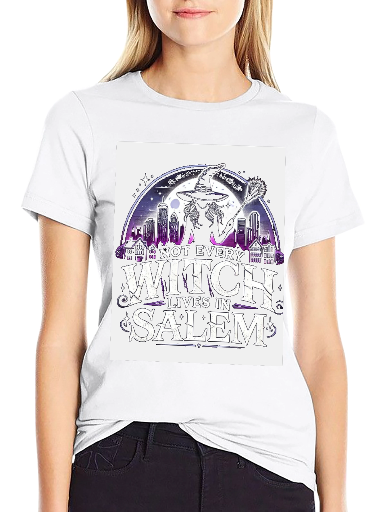 Witch Lives in Salem T-Shirt - Halloween