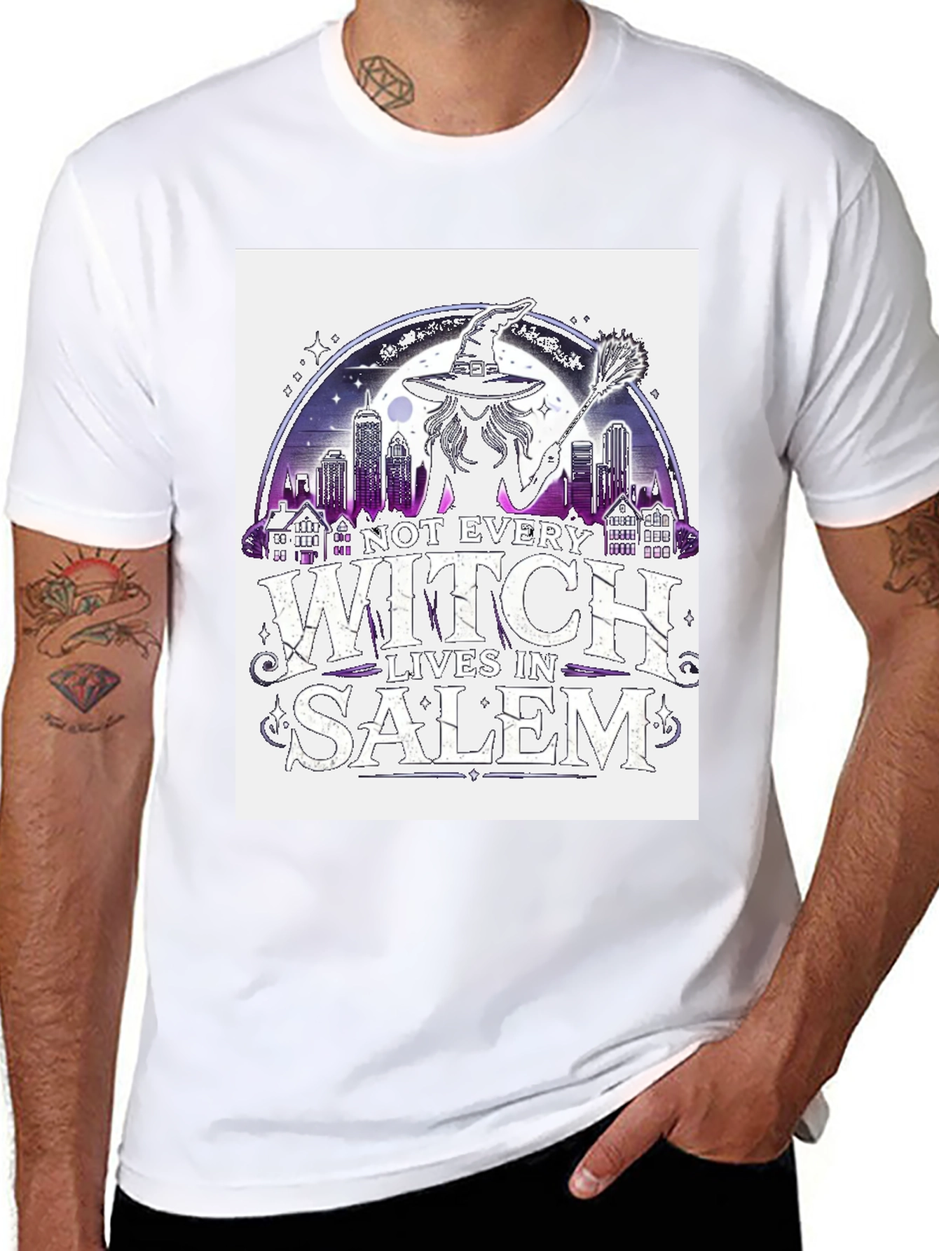 Witch Lives in Salem T-Shirt - Halloween