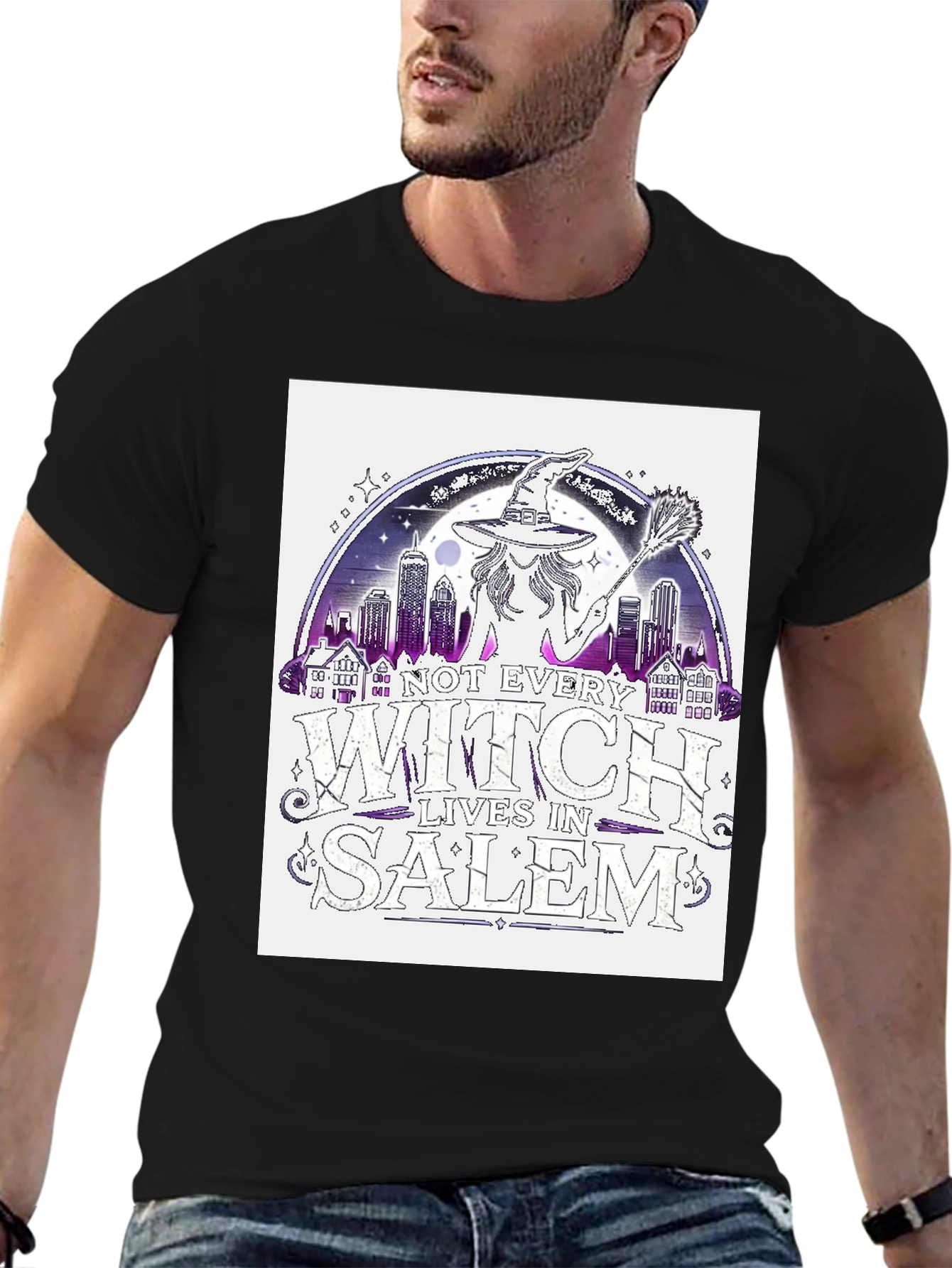 Witch Lives in Salem T-Shirt - Halloween