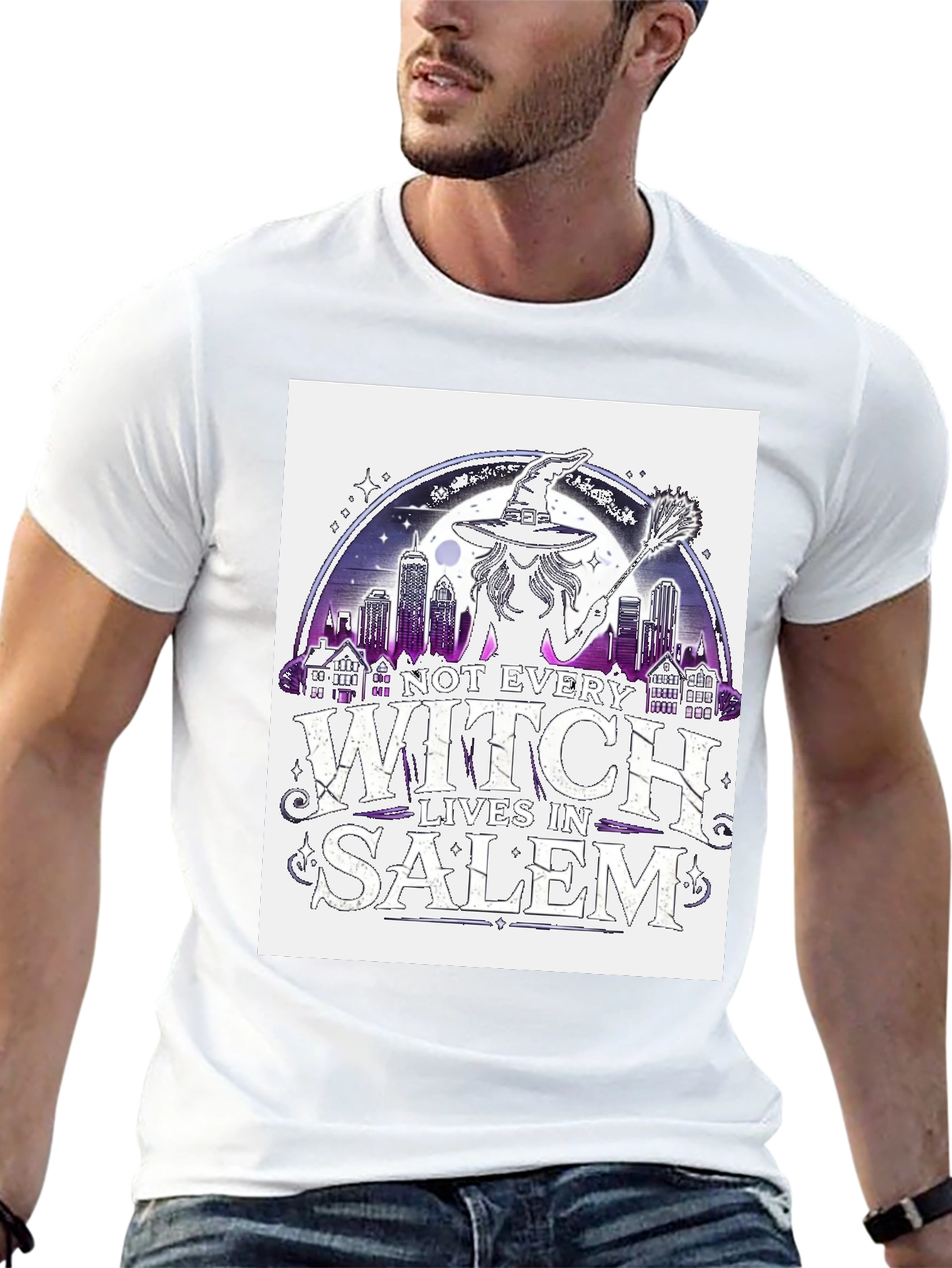 Witch Lives in Salem T-Shirt - Halloween