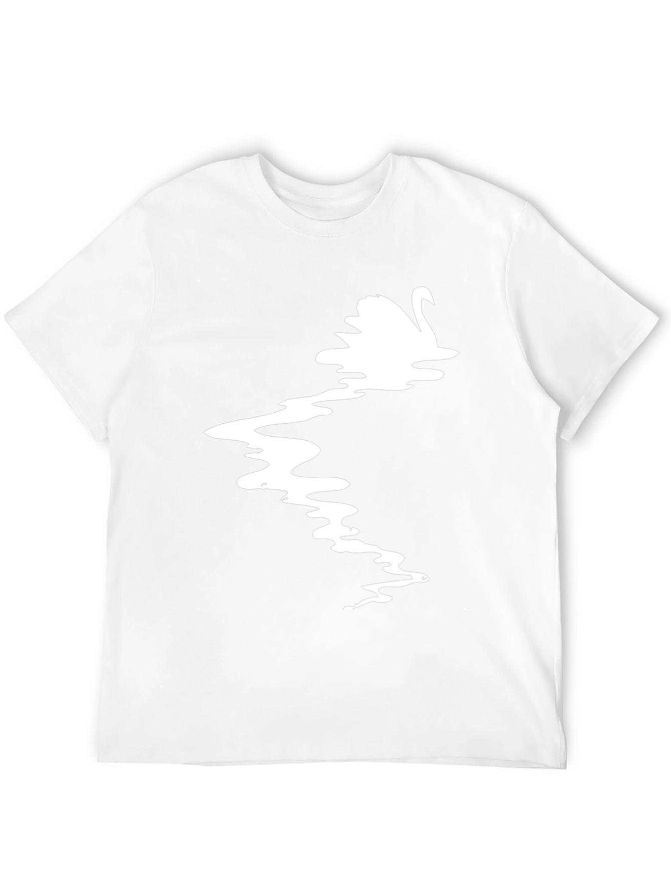 Swan Graphic Black T-Shirt