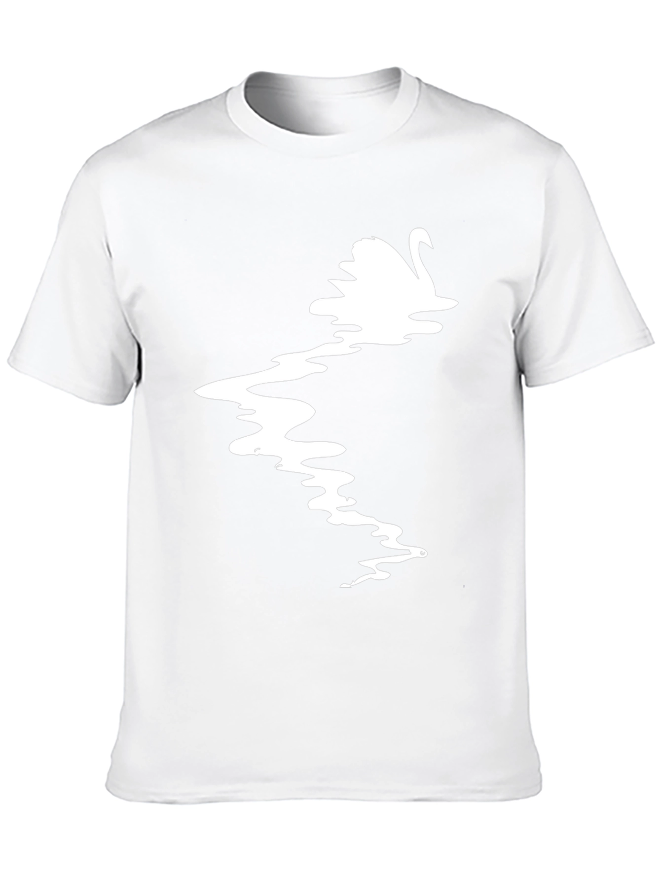 Swan Graphic Black T-Shirt