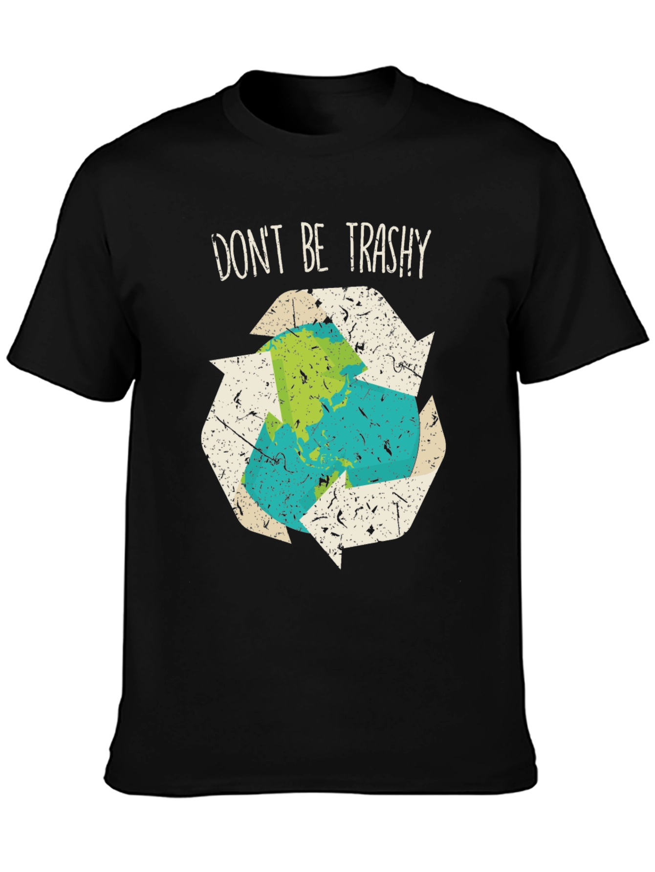 Dont Be Trashy Recycle Earth Graphic Tee