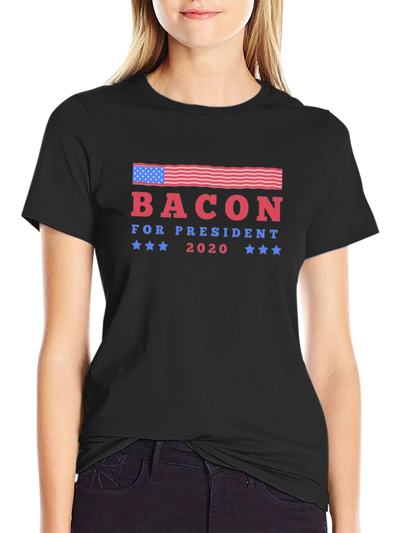 Bacon for President 2020 Graphic T-Shirt