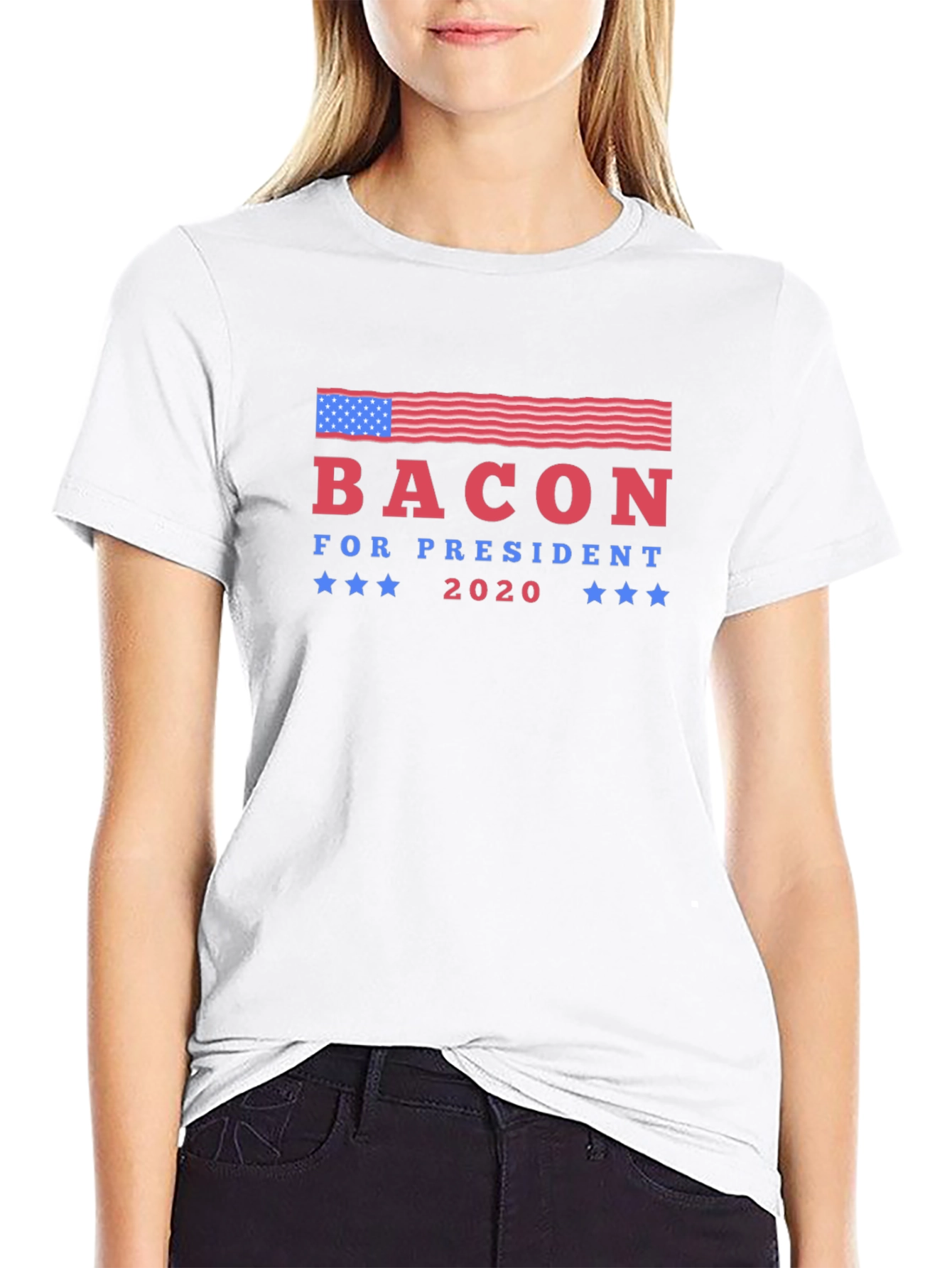 Bacon for President 2020 Graphic T-Shirt