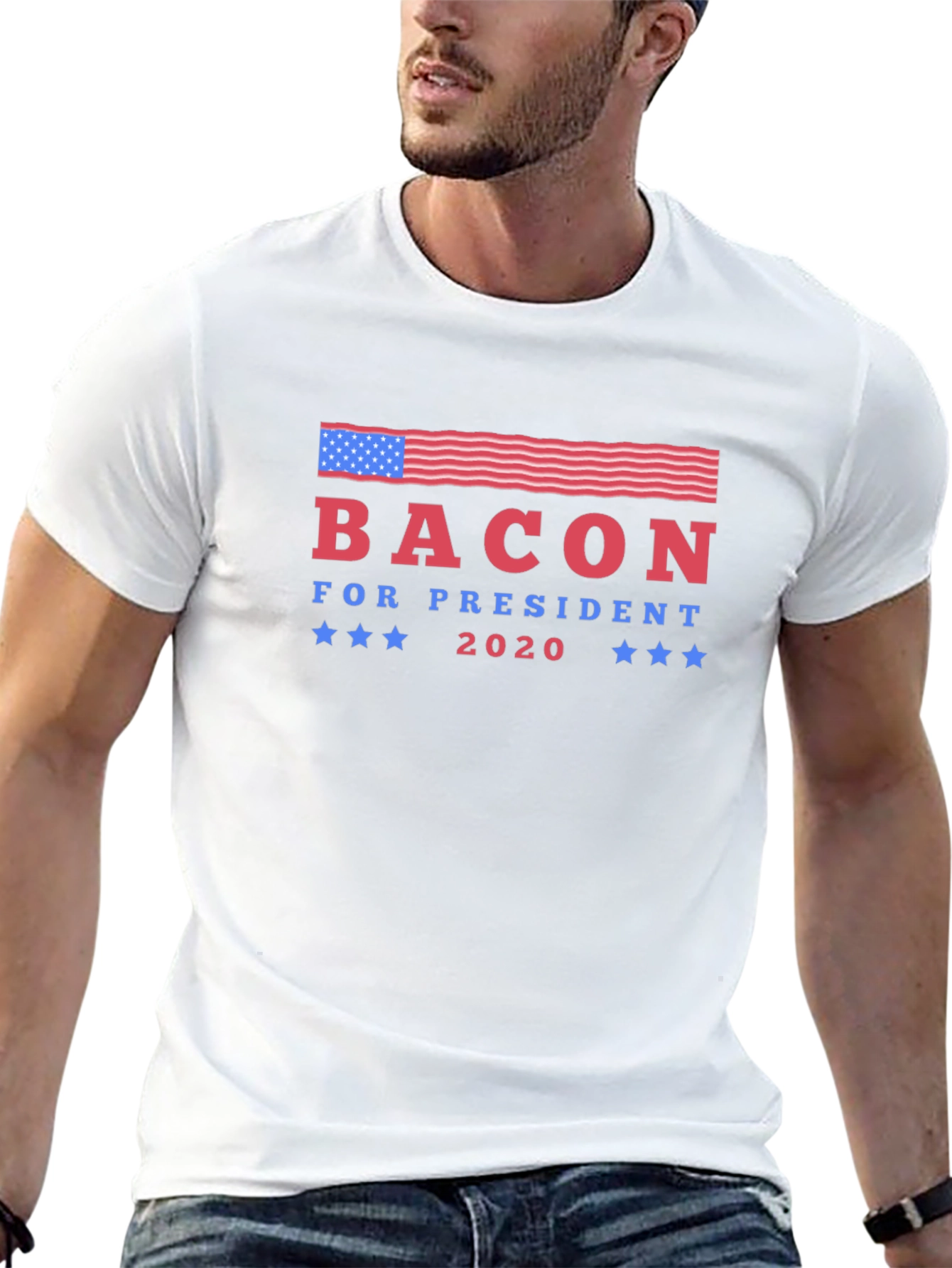 Bacon for President 2020 Graphic T-Shirt