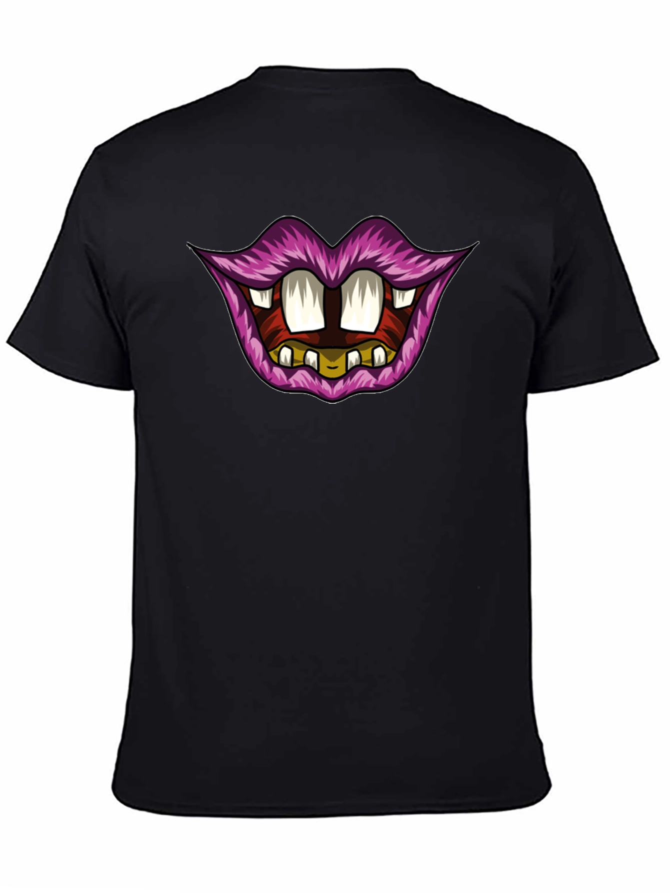 Funny Lips Graphic T-Shirt - Unique Design