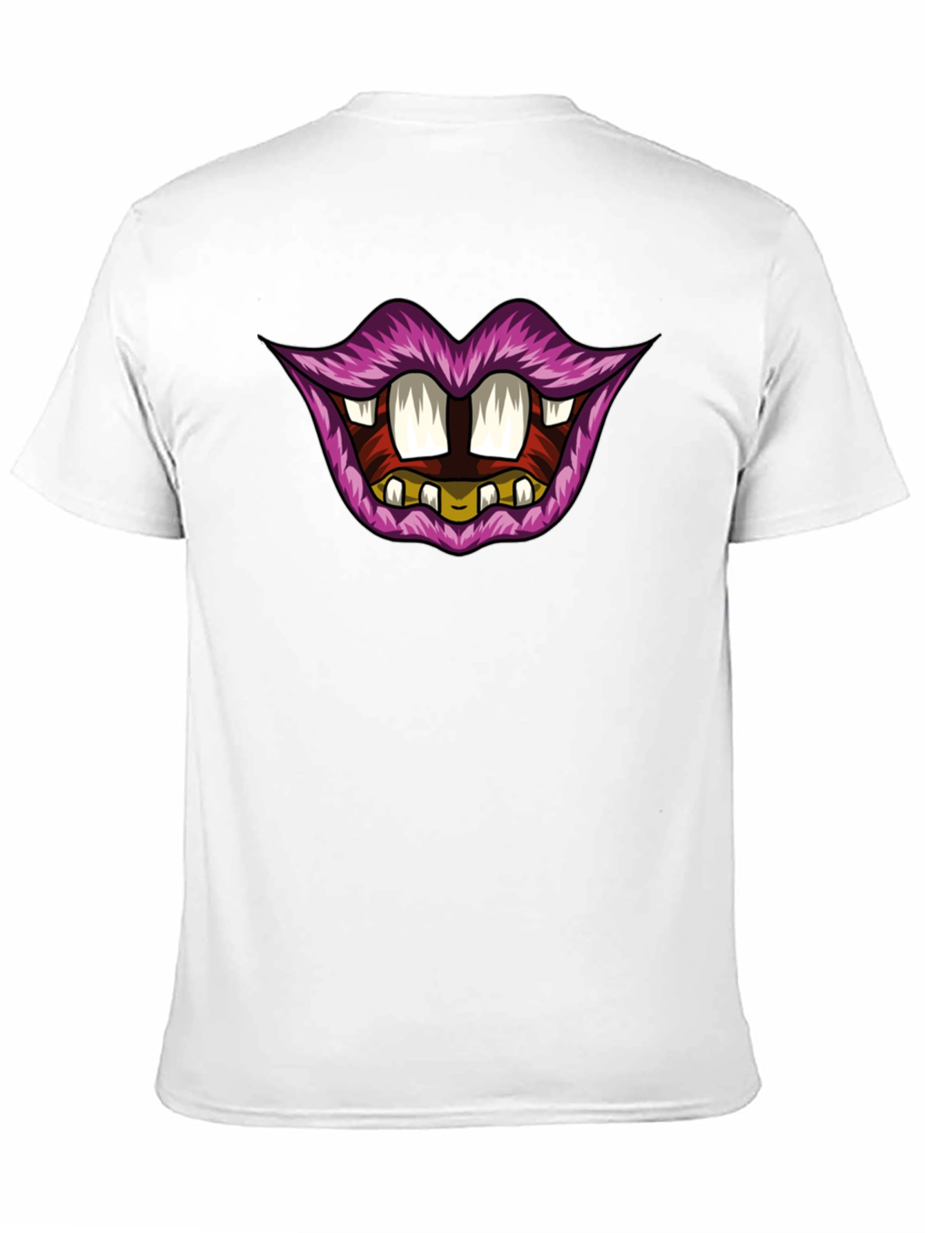 Funny Lips Graphic T-Shirt - Unique Design