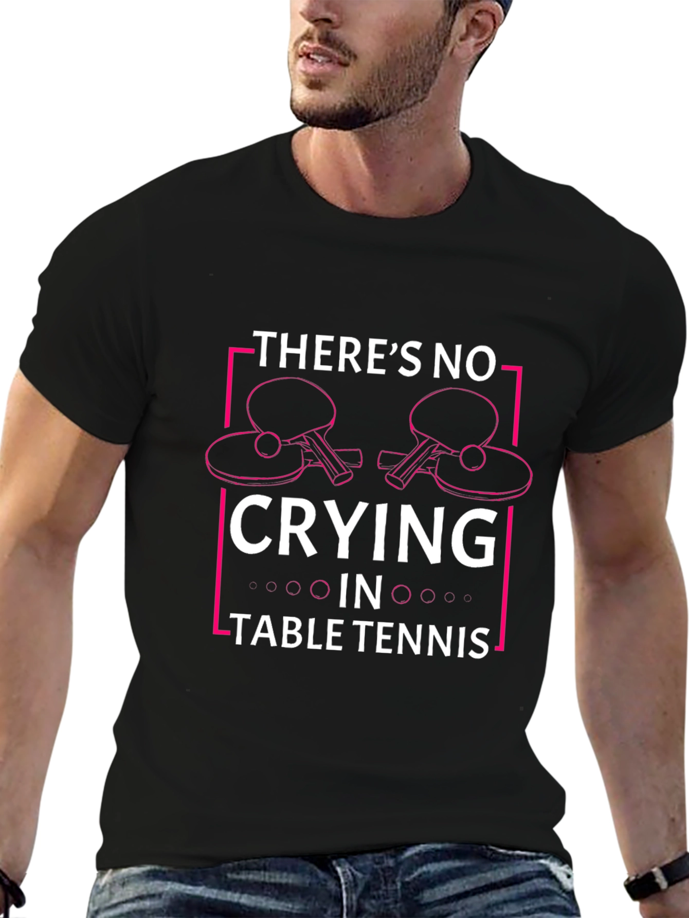 Theres No Crying in Table Tennis T-Shirt