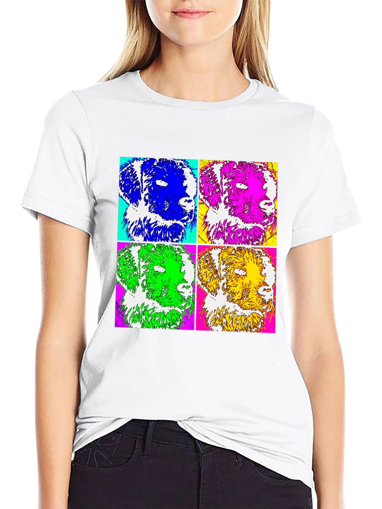 Pop Art Dog Graphic Tee