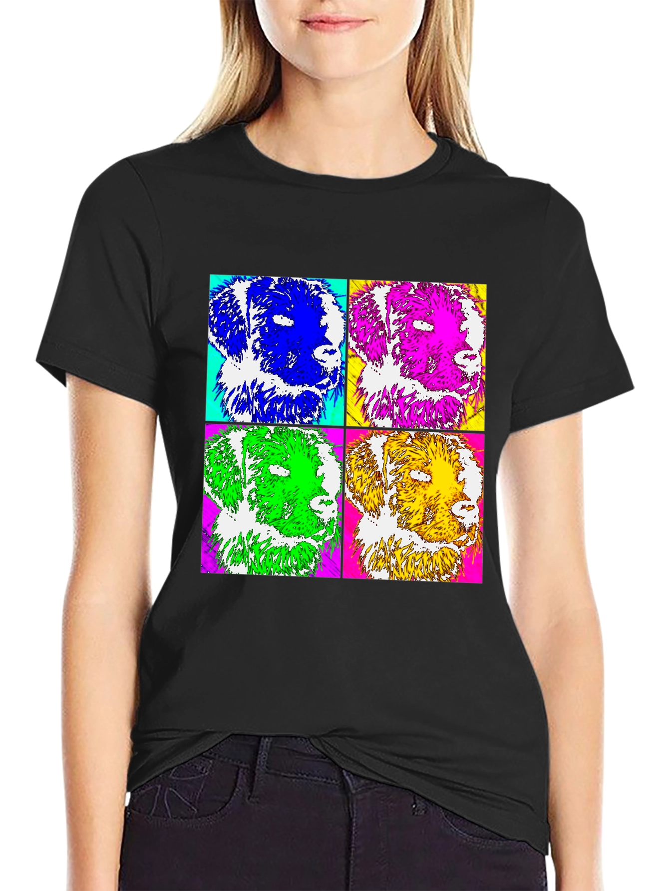 Pop Art Dog Graphic Tee