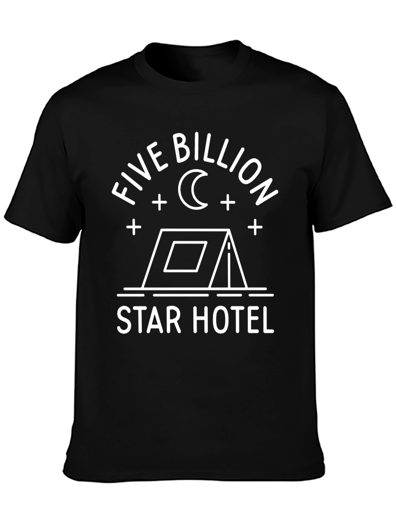 Five Billion Star Hotel Camping T-Shirt
