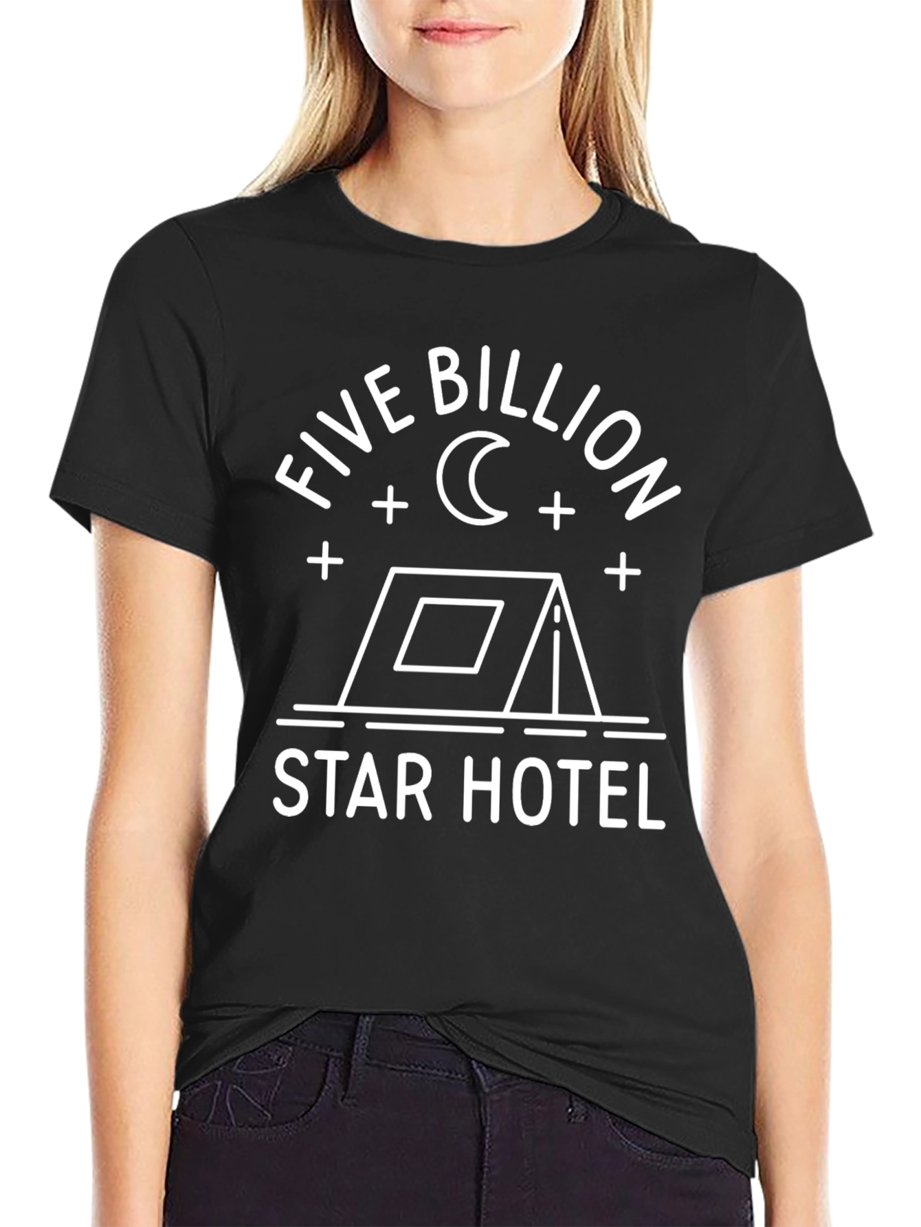 Five Billion Star Hotel Camping T-Shirt