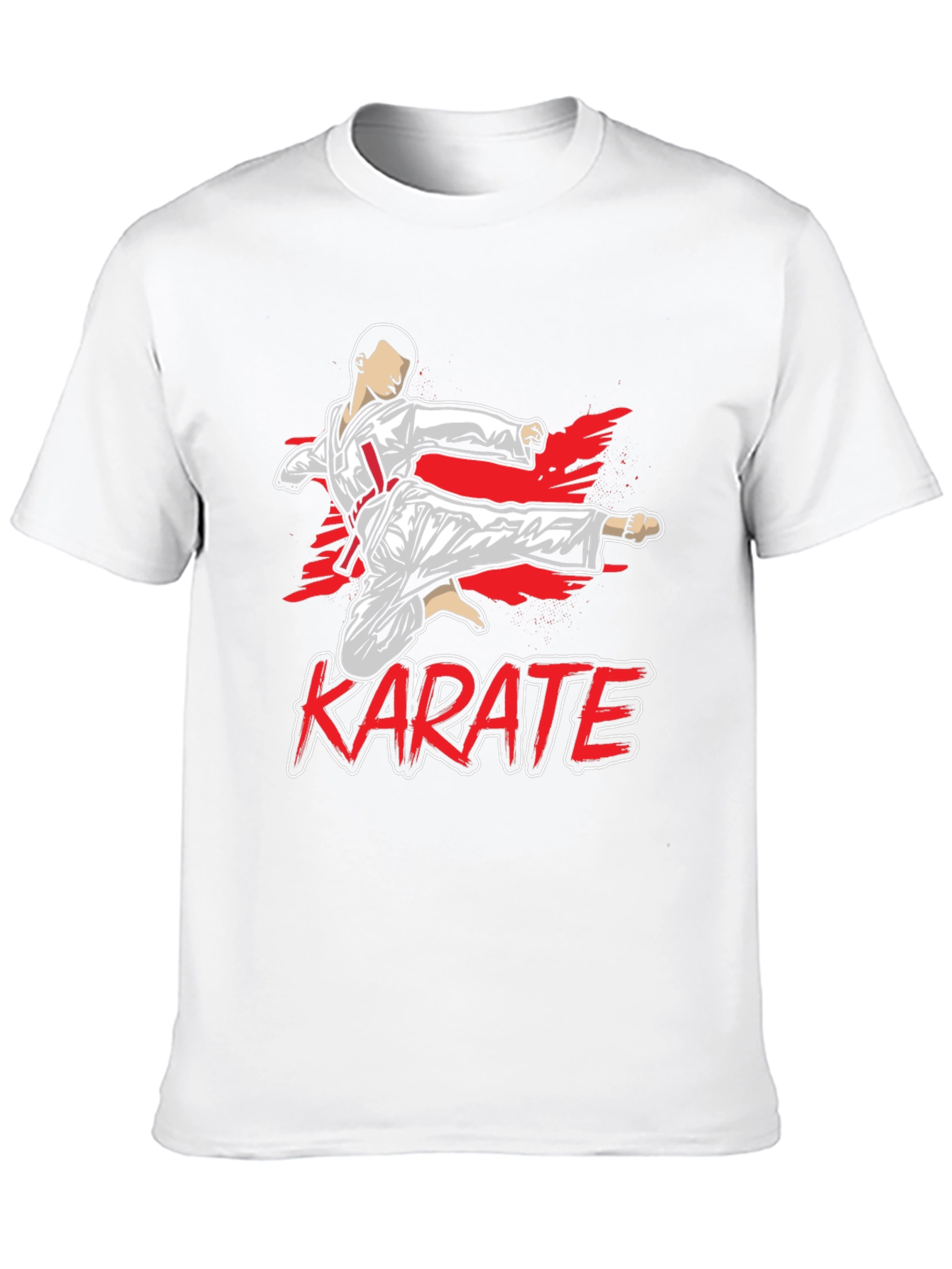 Karate Kick Graphic T-Shirt - Martial Arts Tee