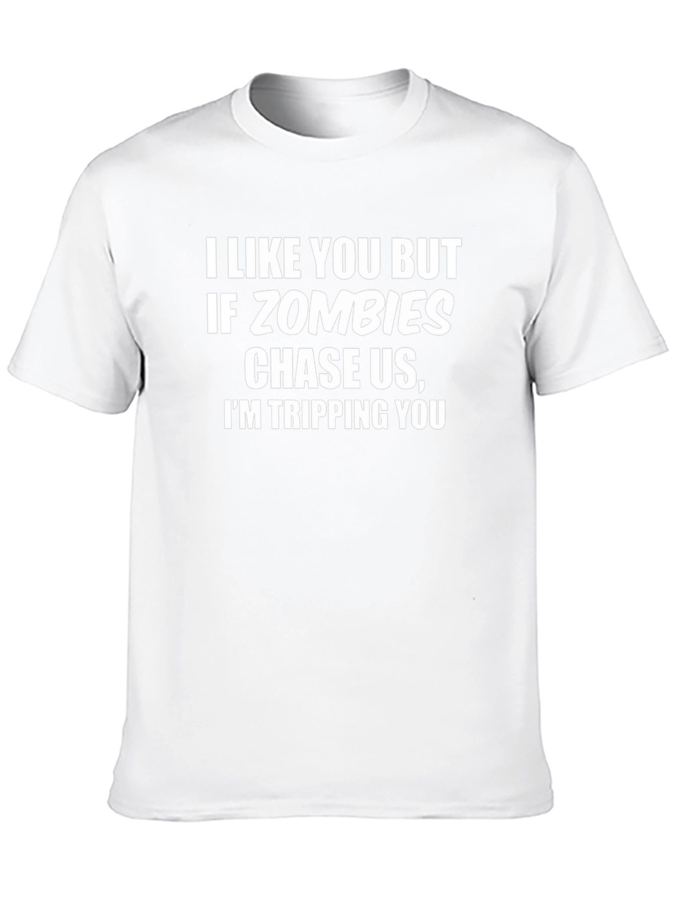 Funny Zombie T-Shirt: I Like You But...