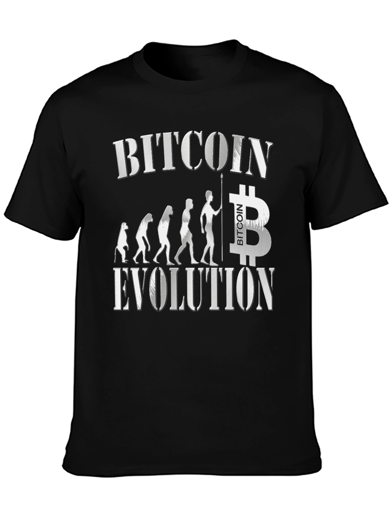 Bitcoin Evolution Black T-Shirt
