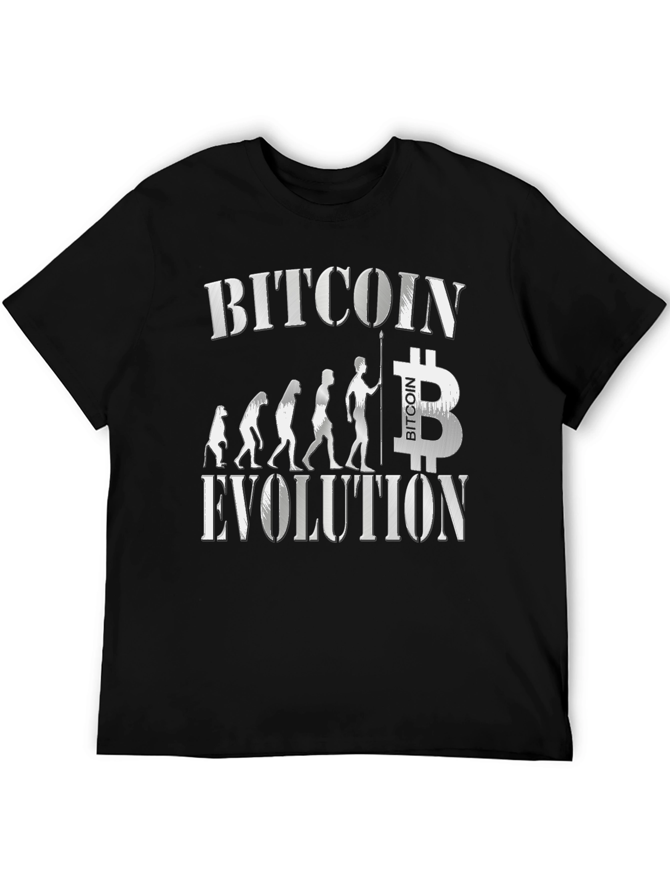 Bitcoin Evolution Black T-Shirt