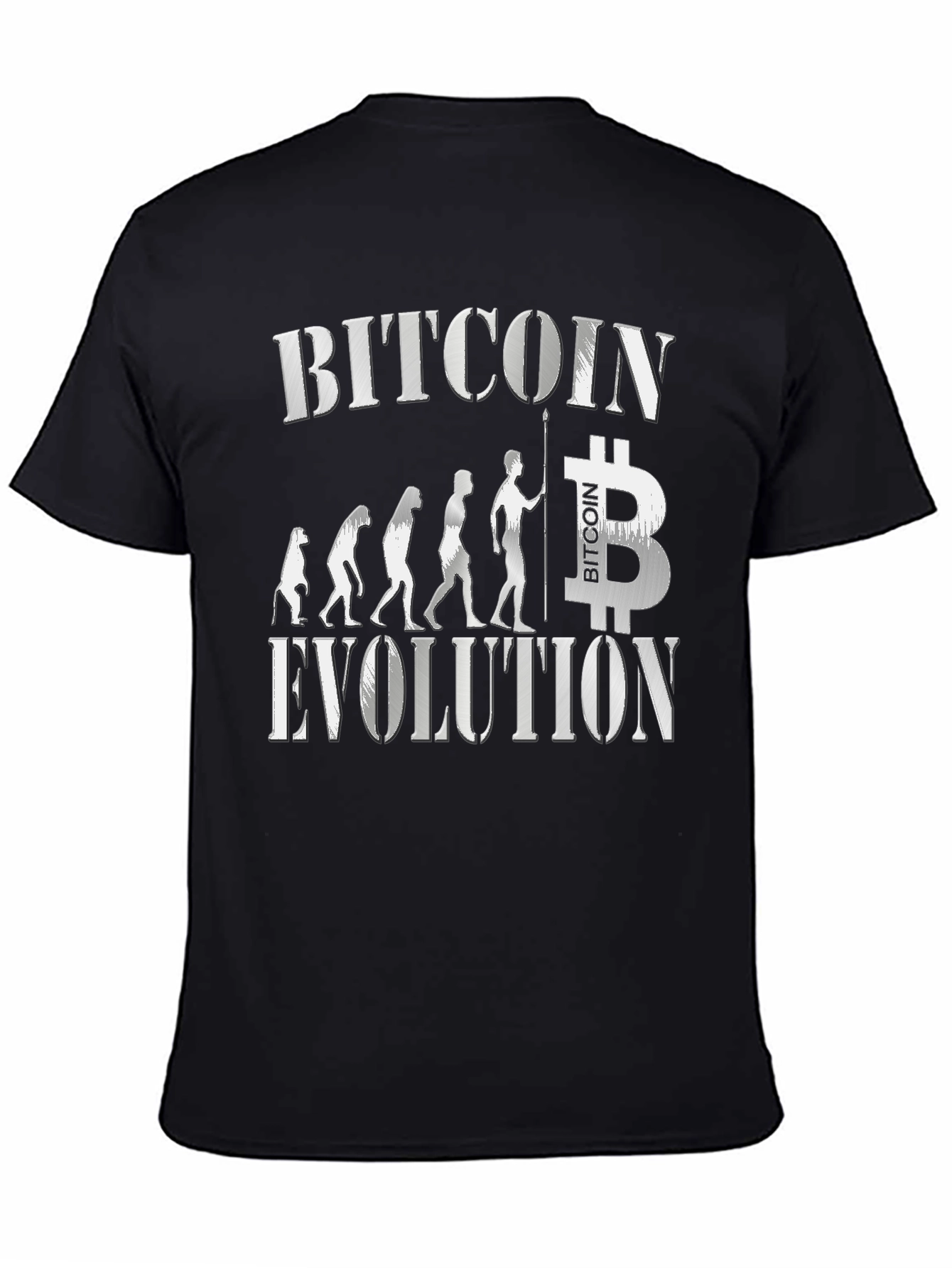 Bitcoin Evolution Black T-Shirt