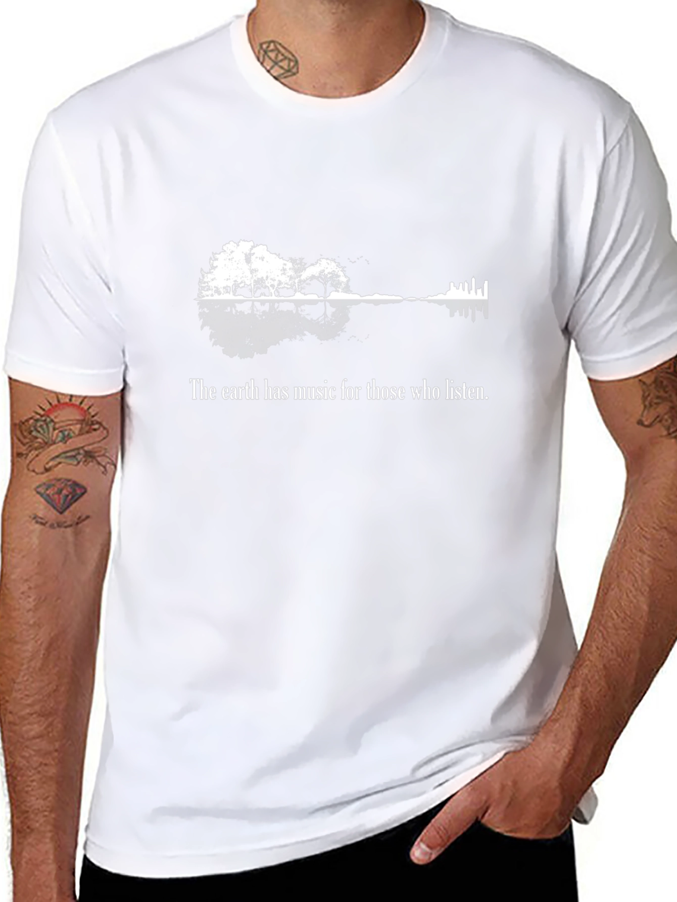 Nature Guitar T-Shirt - Earth Has Music