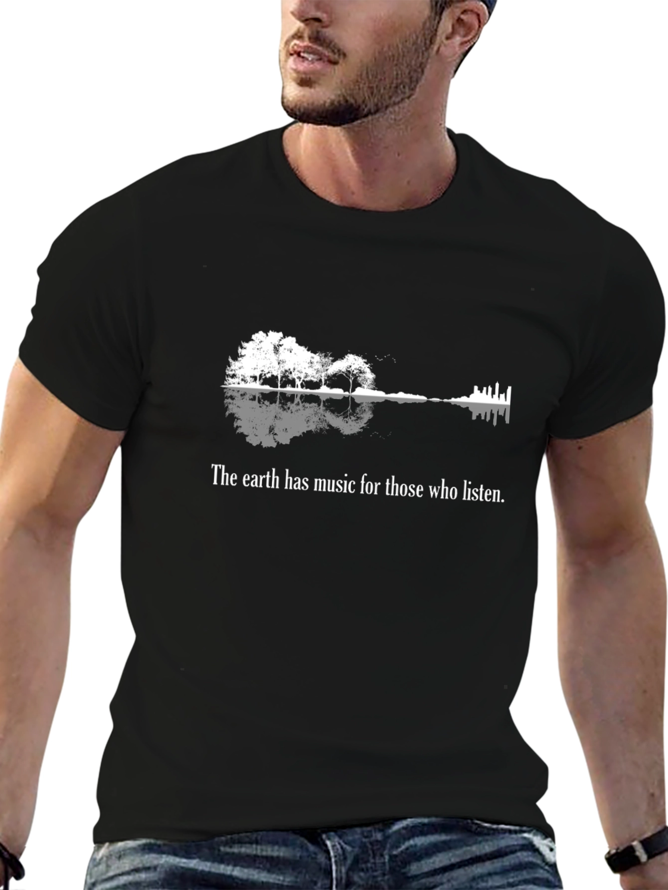 Nature Guitar T-Shirt - Earth Has Music