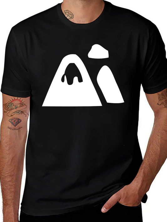 Mountain Graphic Black T-Shirt