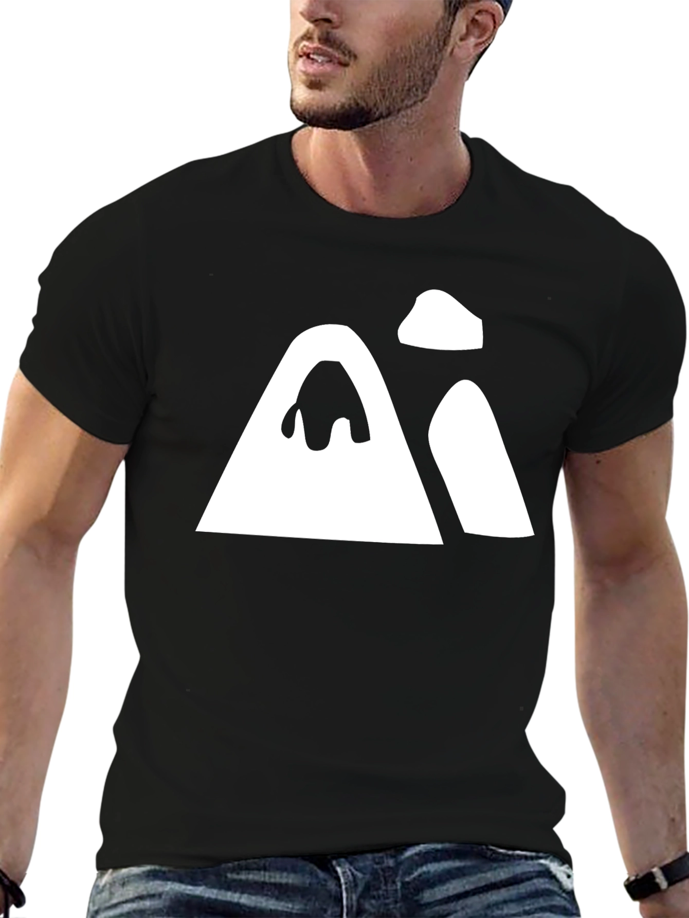 Mountain Graphic Black T-Shirt