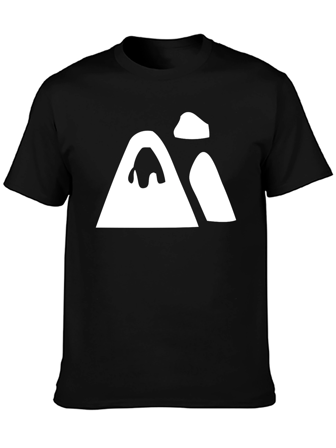 Mountain Graphic Black T-Shirt