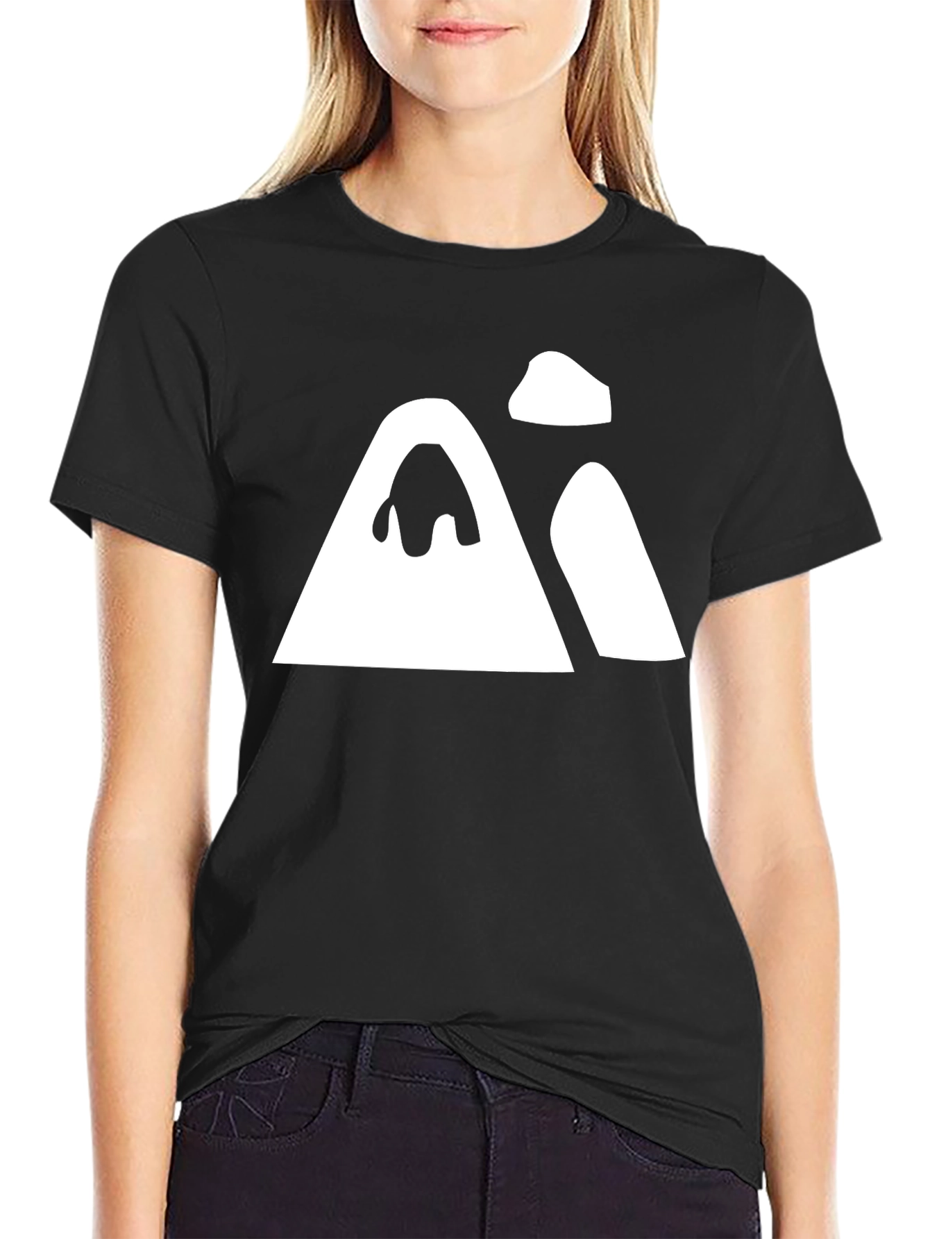 Mountain Graphic Black T-Shirt