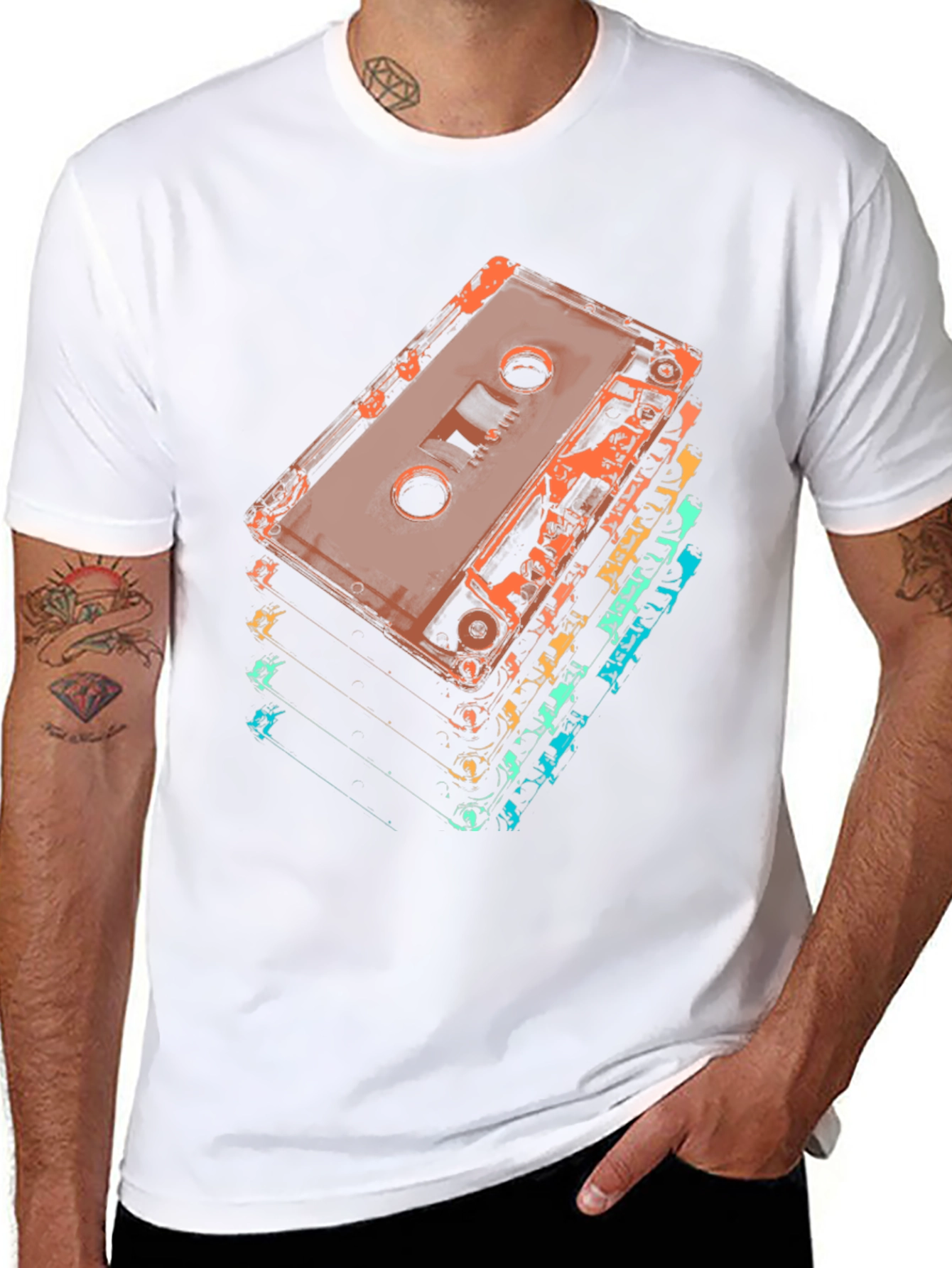 Retro Cassette Tape Graphic Tee