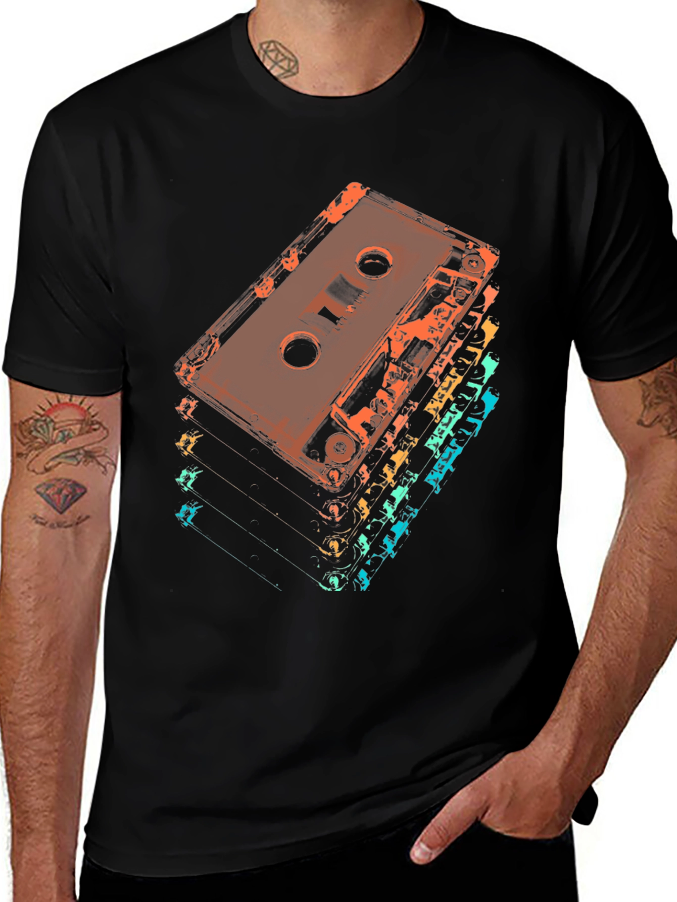 Retro Cassette Tape Graphic Tee