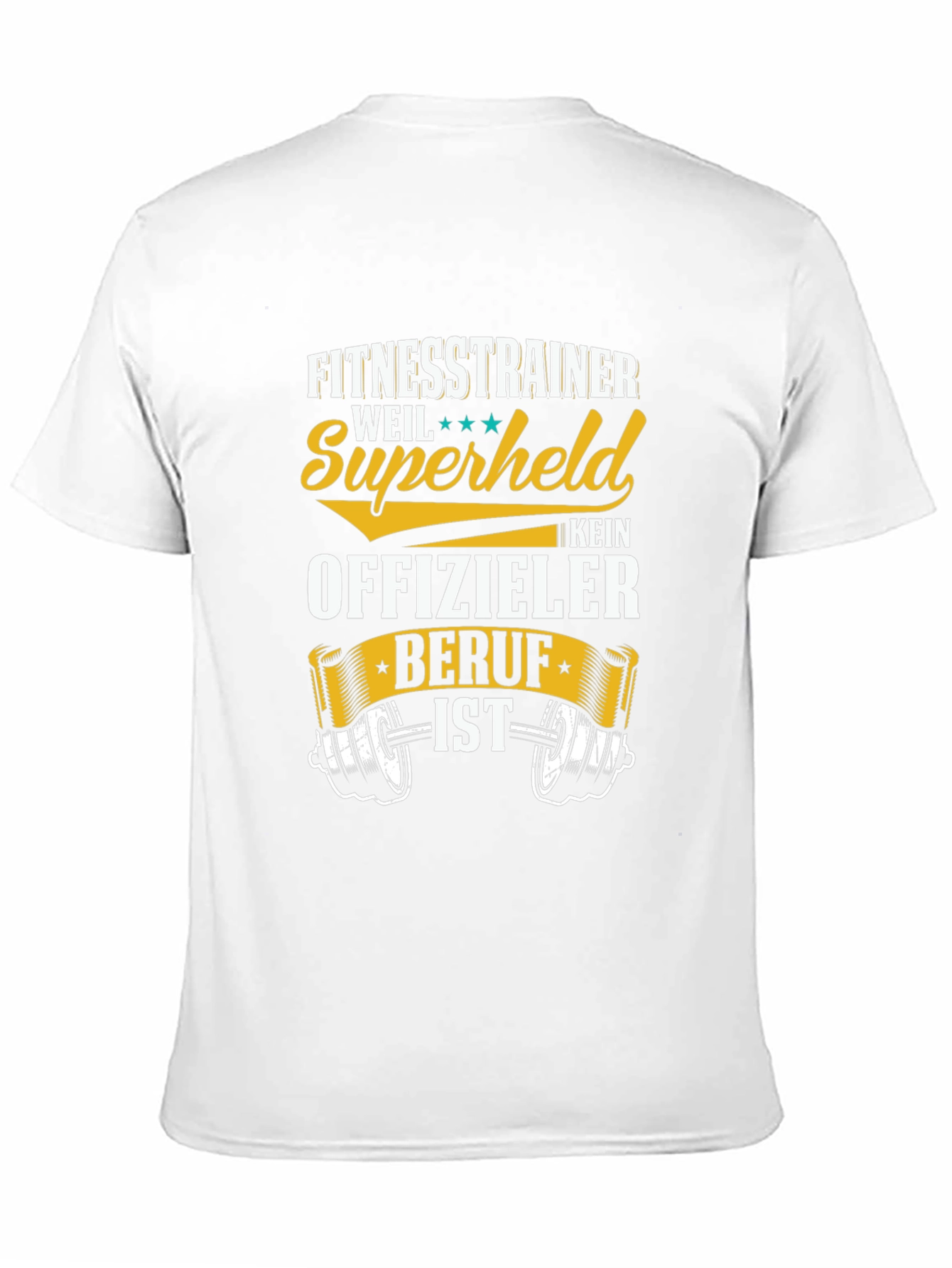Fitness Trainer Superheld T-Shirt