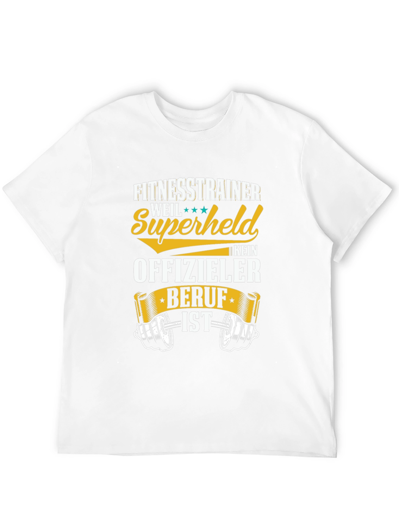 Fitness Trainer Superheld T-Shirt