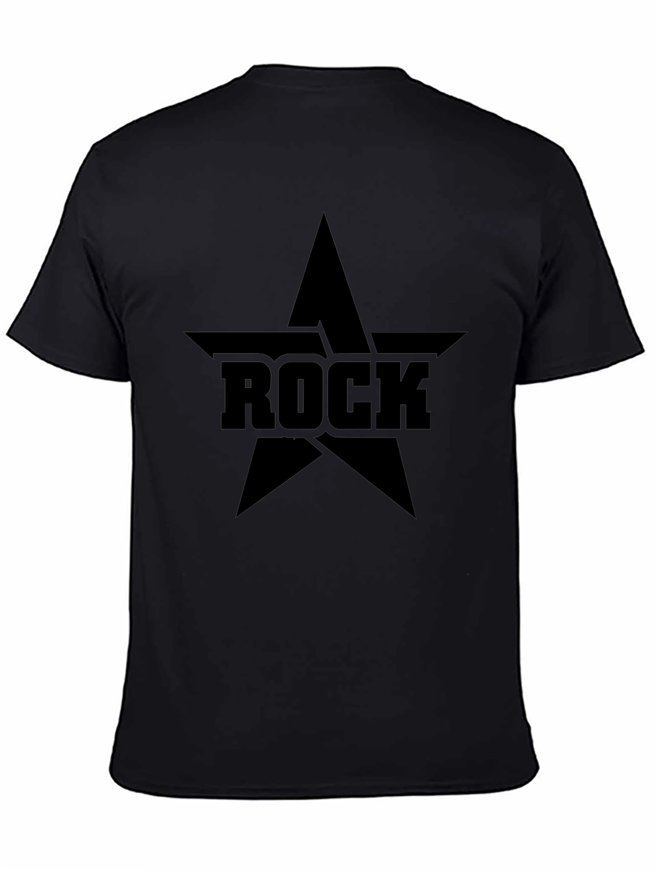 Rock Star Black Graphic Tee - Mens