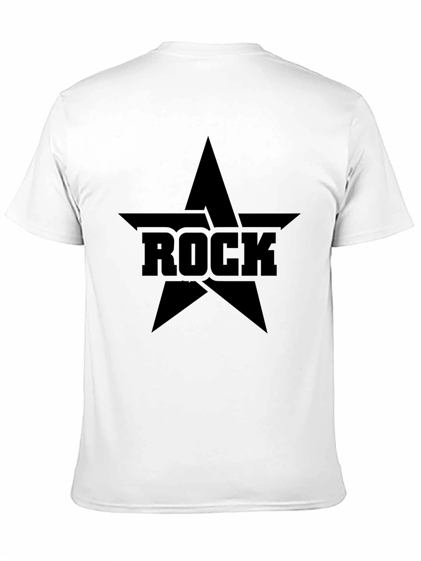 Rock Star Black Graphic Tee - Mens