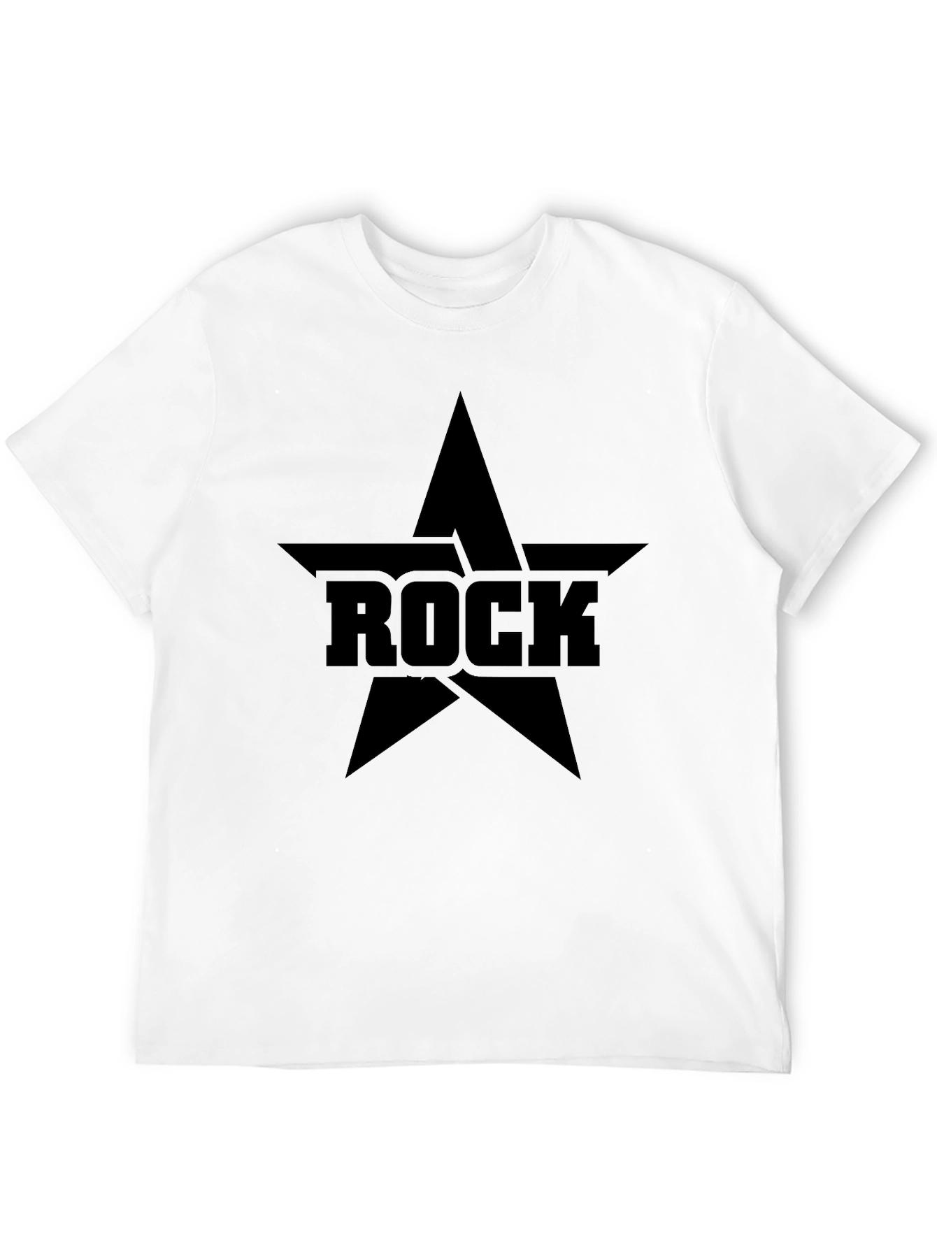 Rock Star Black Graphic Tee - Mens