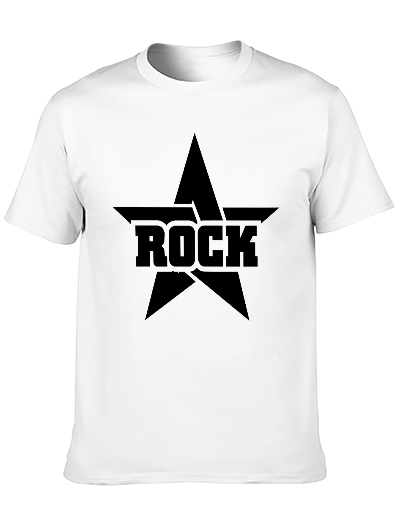 Rock Star Black Graphic Tee - Mens