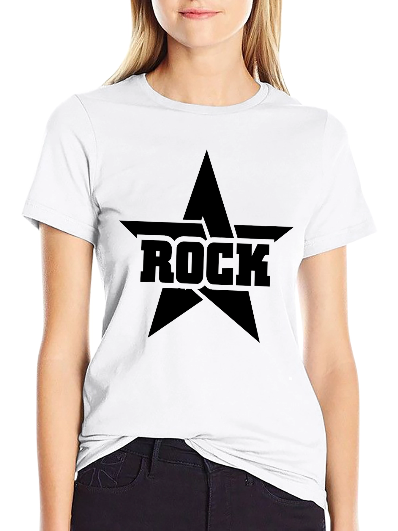 Rock Star Black Graphic Tee - Mens