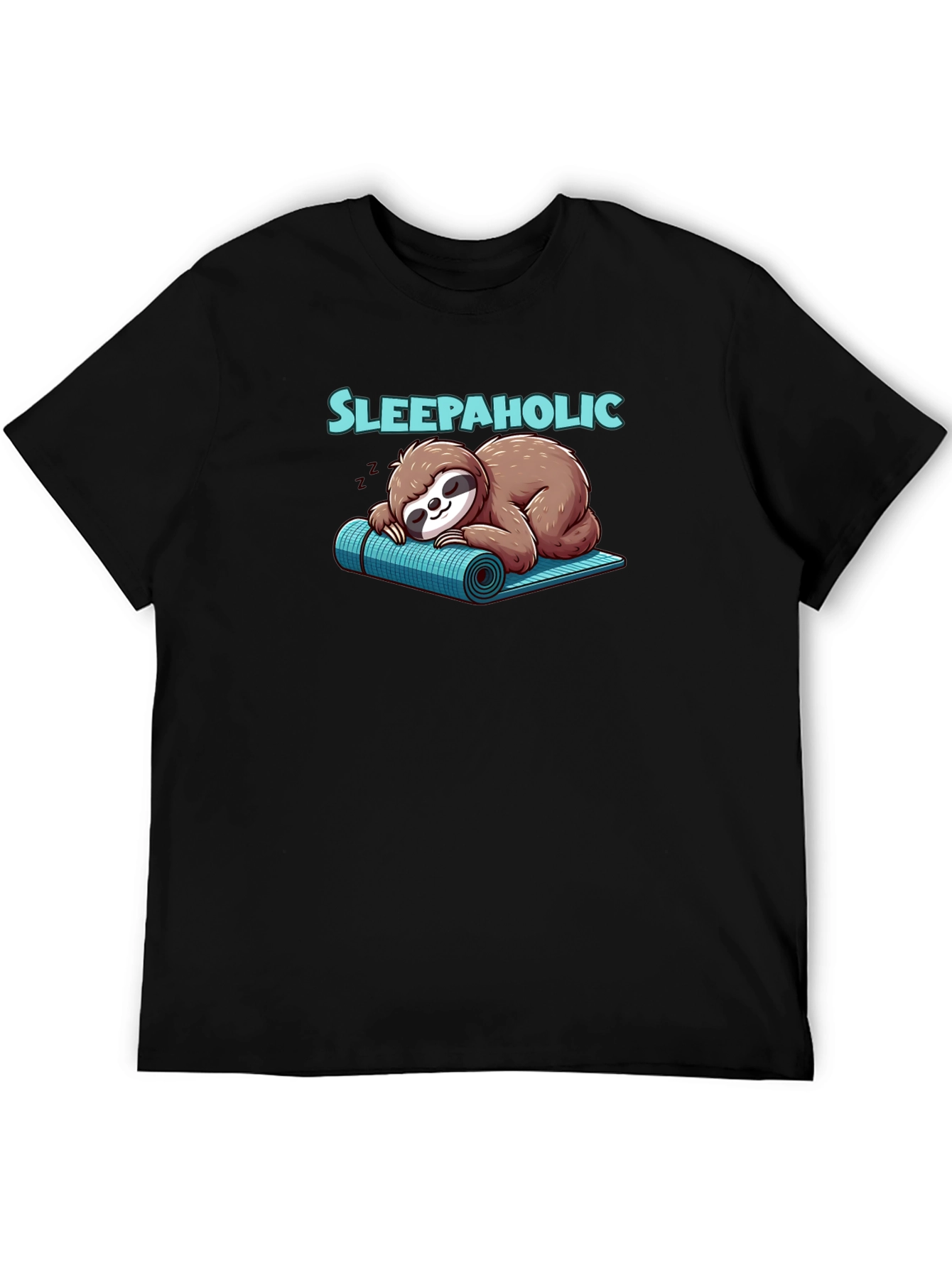 Sleepaholic Sloth Graphic Tee - Cozy & Comfy