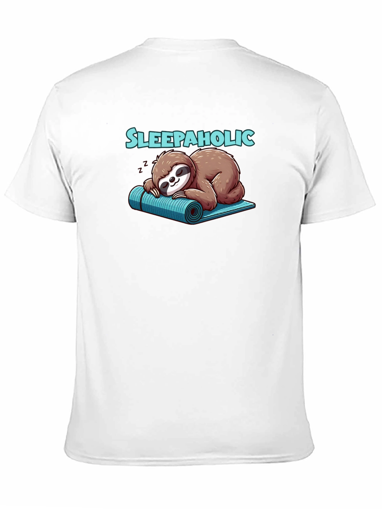 Sleepaholic Sloth Graphic Tee - Cozy & Comfy