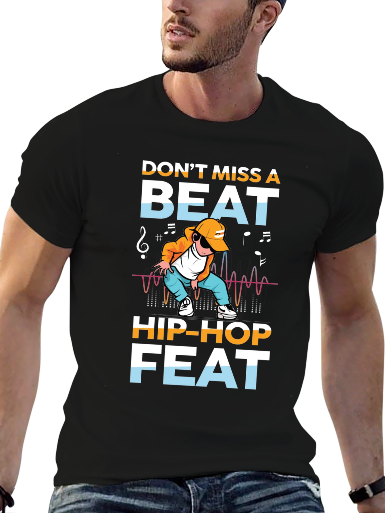 Dont Miss A Beat Hip-Hop Feat Graphic Tee
