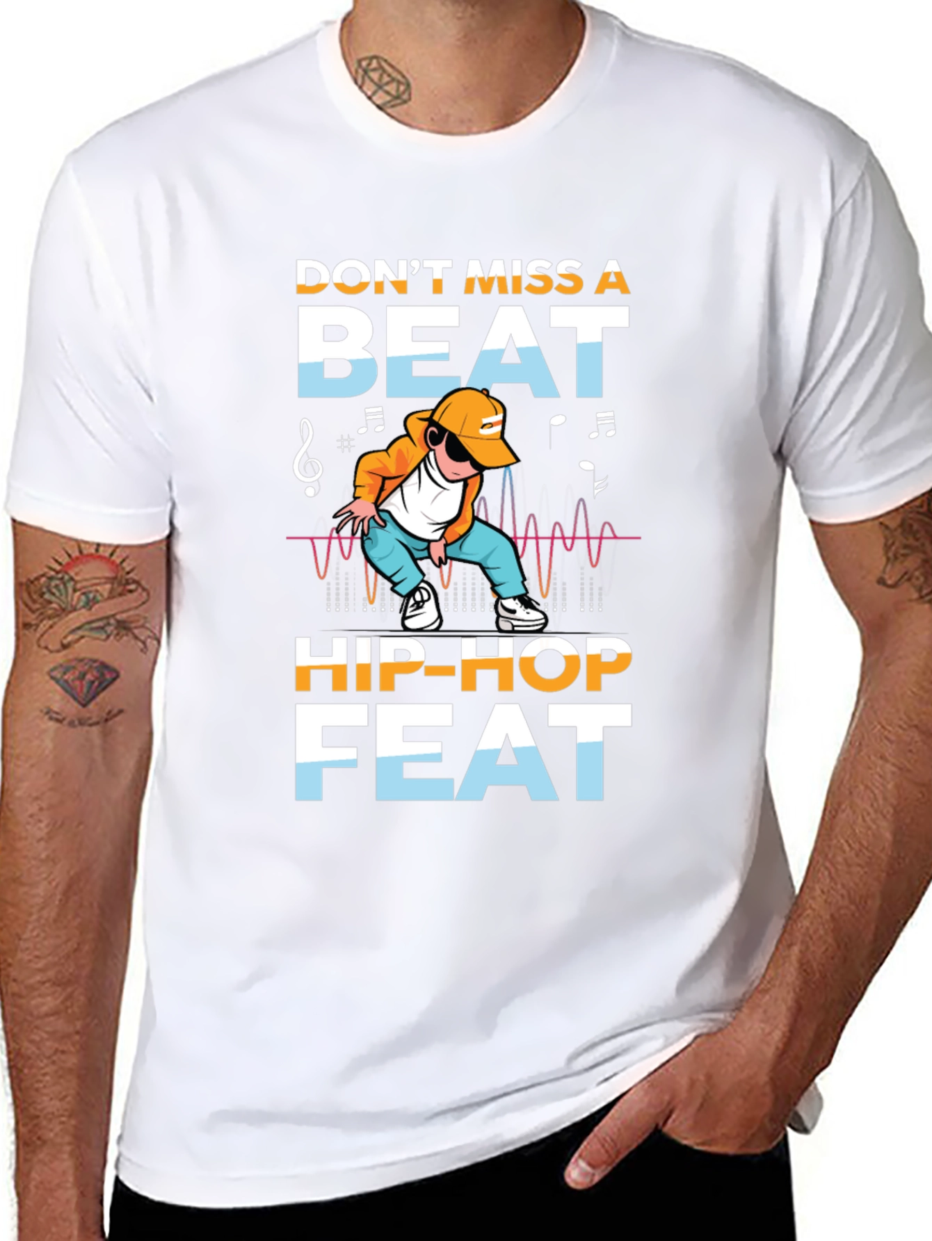 Dont Miss A Beat Hip-Hop Feat Graphic Tee
