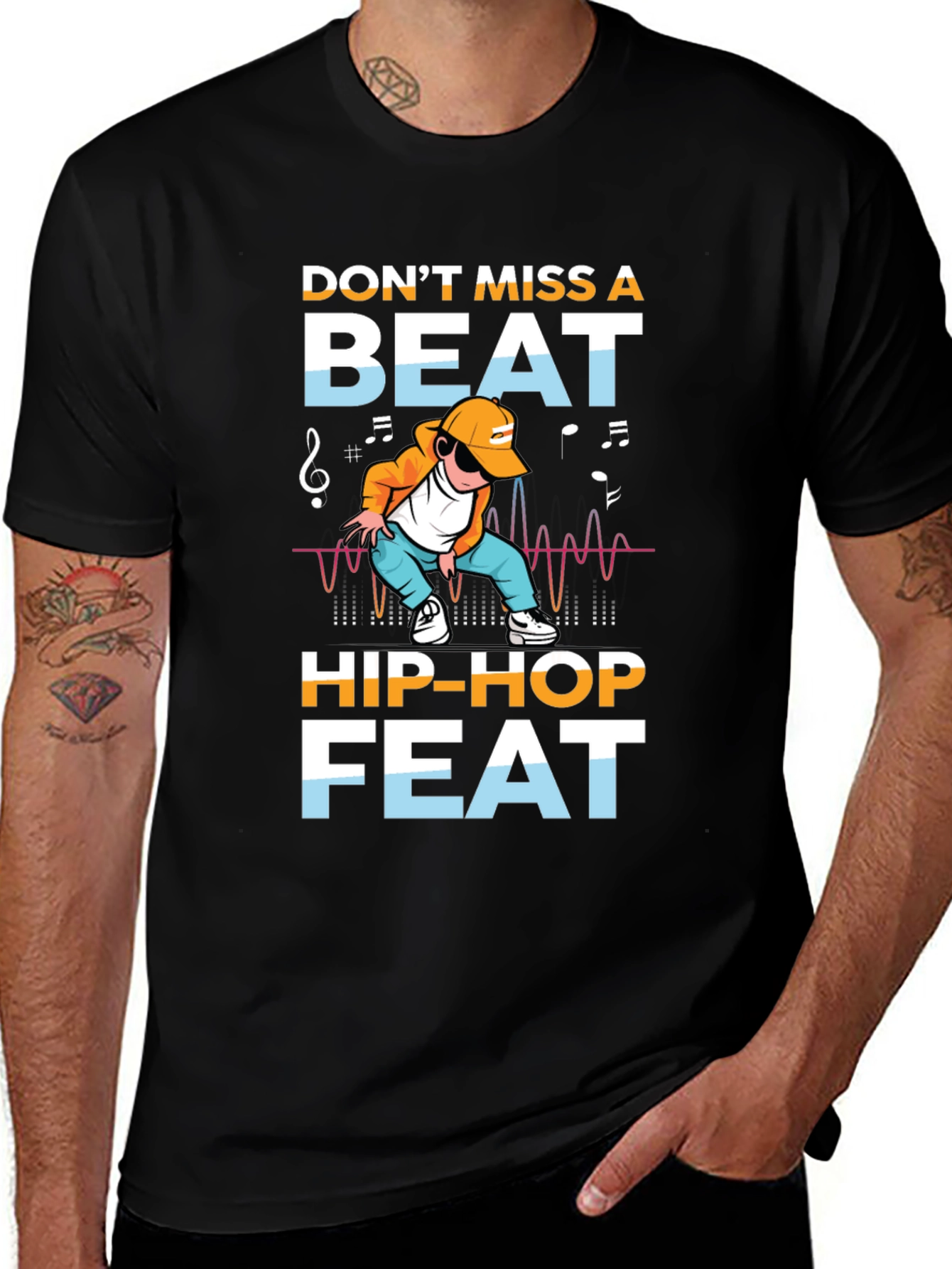 Dont Miss A Beat Hip-Hop Feat Graphic Tee